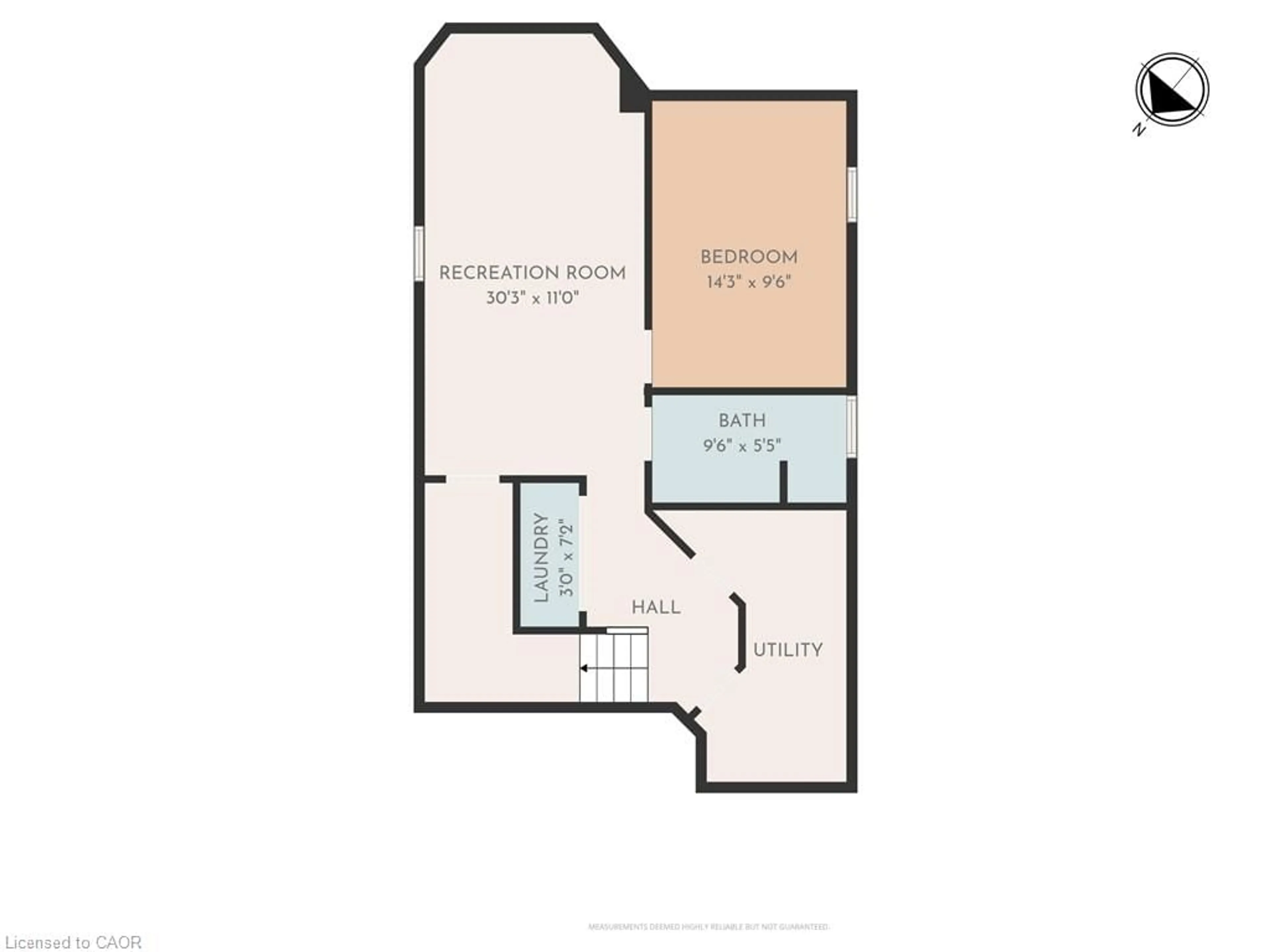 Floor plan for 453 Sandy Cove Cres, Waterloo Ontario N2K 4B6
