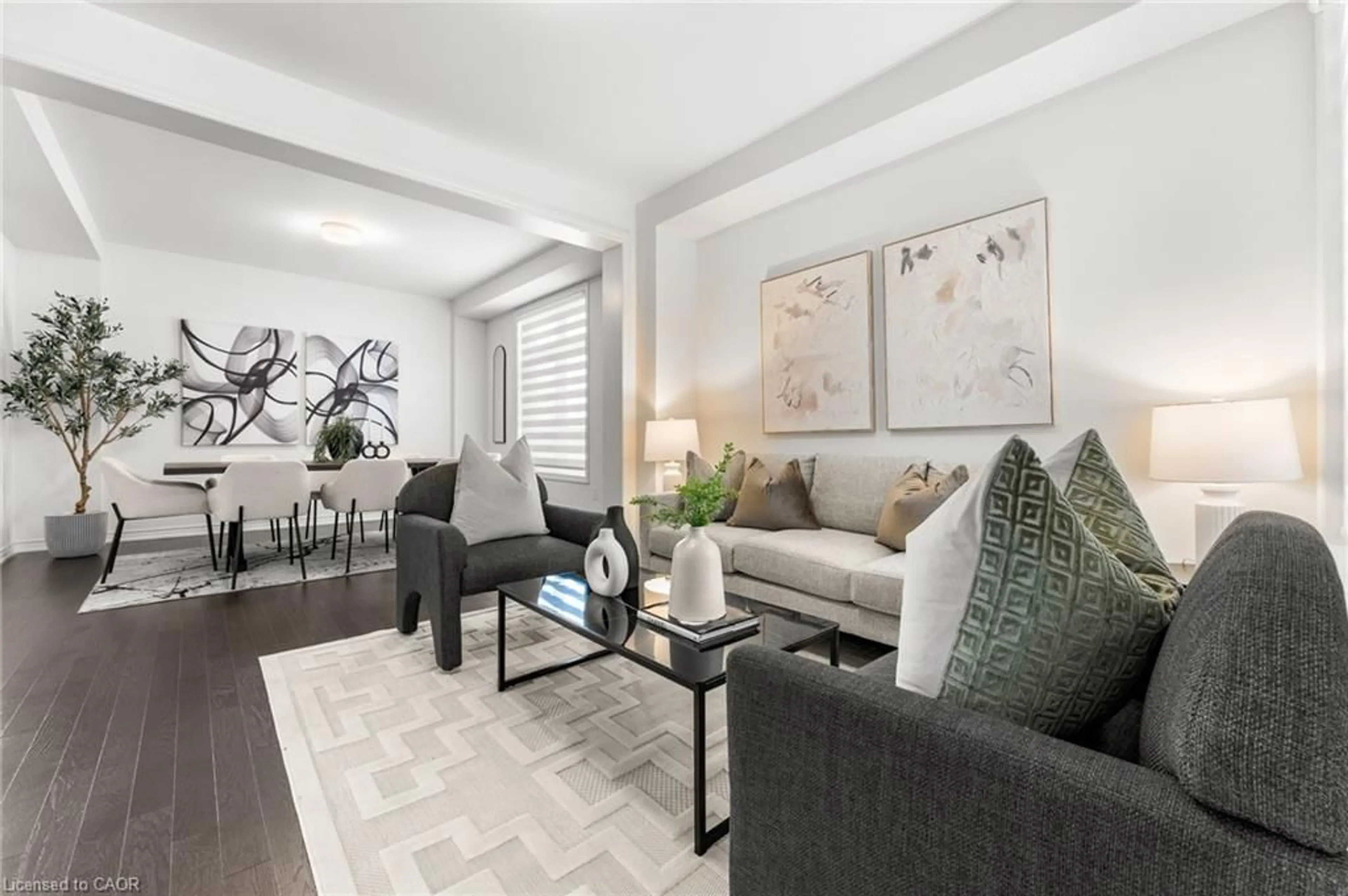 Living room with furniture, unknown for 54 Sparrow Way, Colgan Ontario L0G 1W0