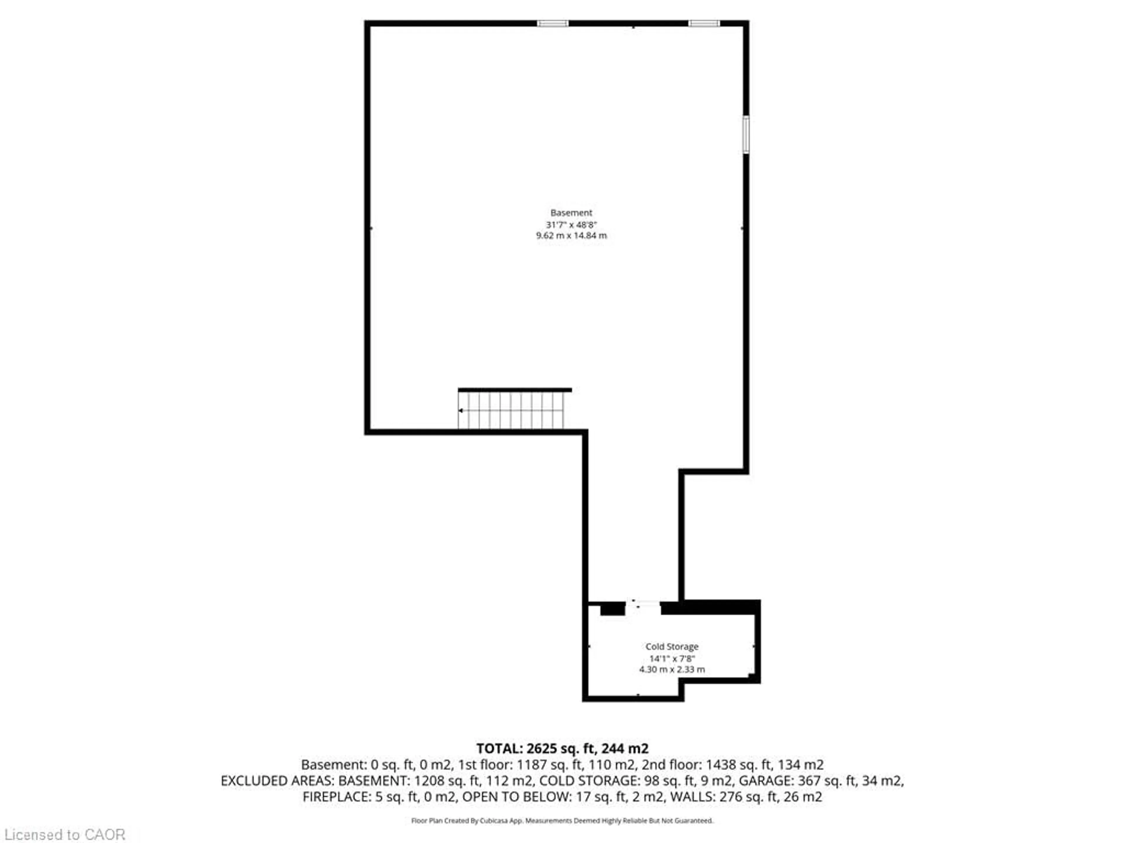 Floor plan for 54 Sparrow Way, Colgan Ontario L0G 1W0