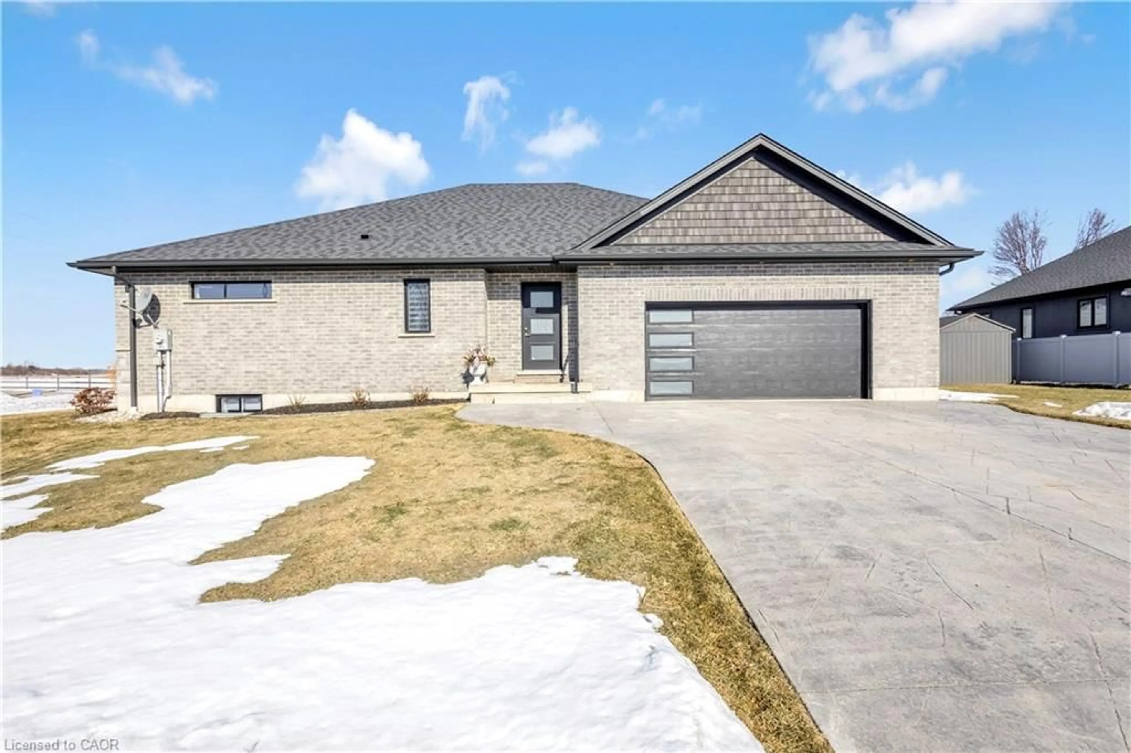 Home with brick exterior material, street for 154928 15th Line, Thamesford Ontario N0M 2M0