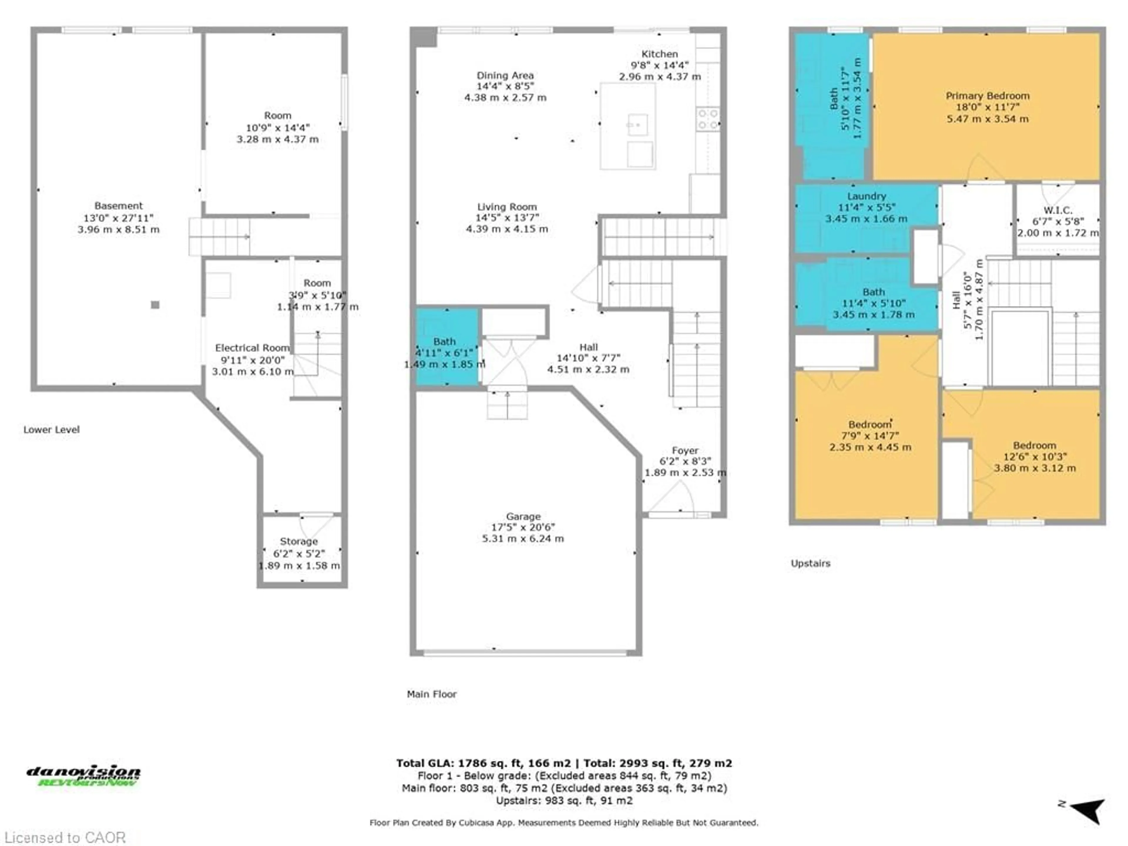 Floor plan for 99 Amber St, Waterford Ontario N0E 1Y0