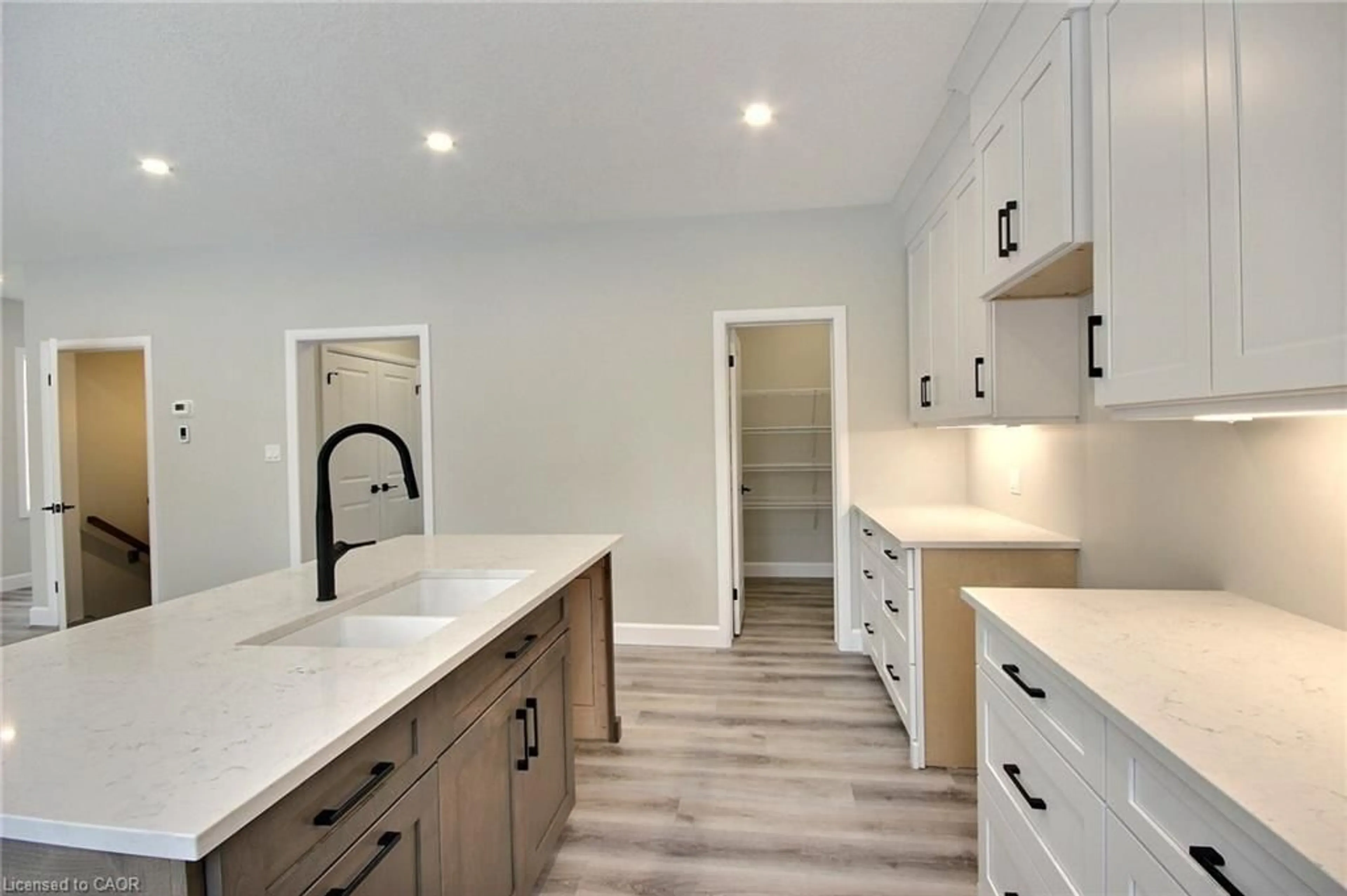 Open concept kitchen, ceramic/tile floor for 16 Roberts St, Seaforth Ontario N0G 1B0