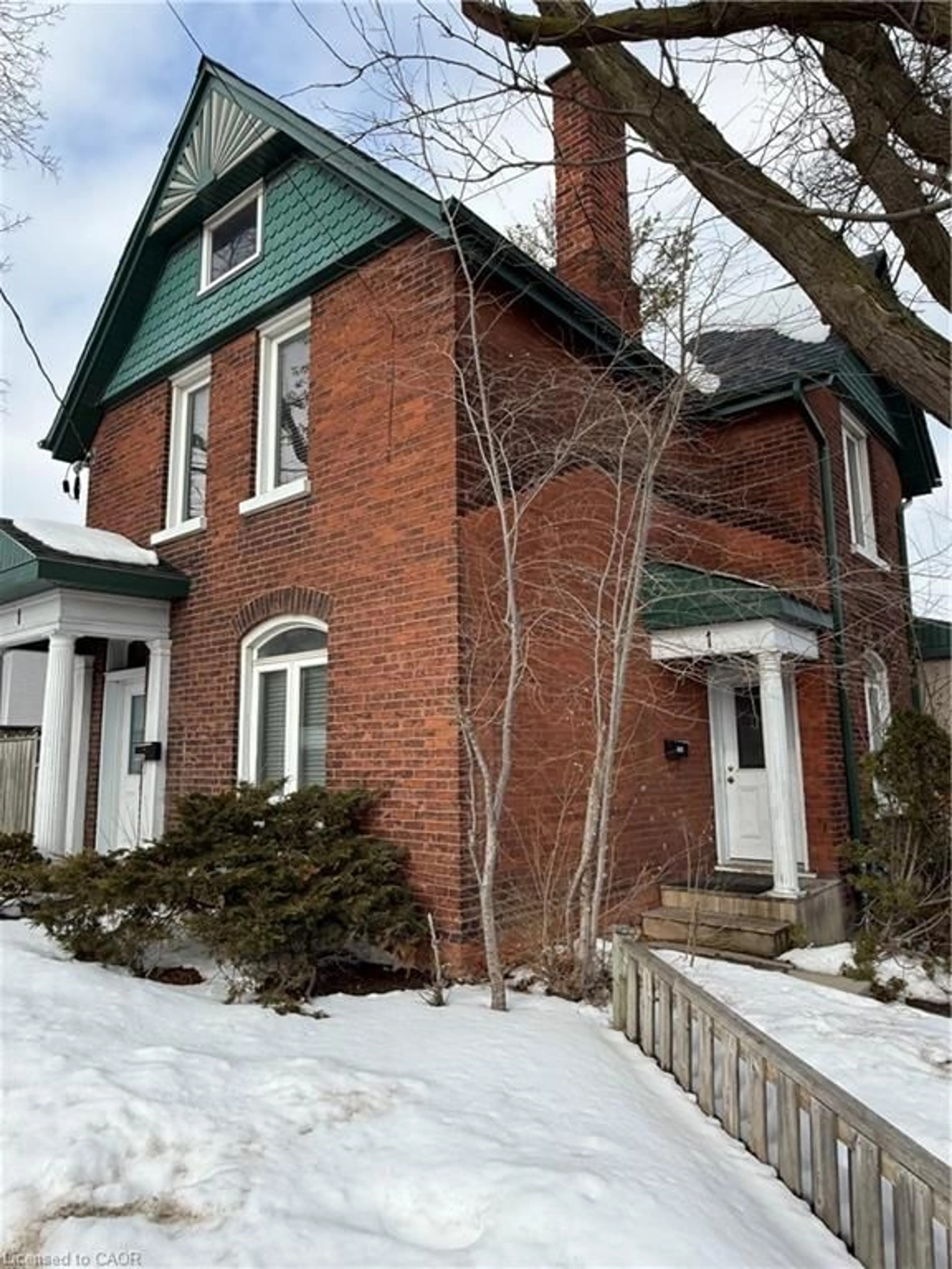 Home with brick exterior material, street for 1 Terrace Hill St, Brantford Ontario N3R 1E8