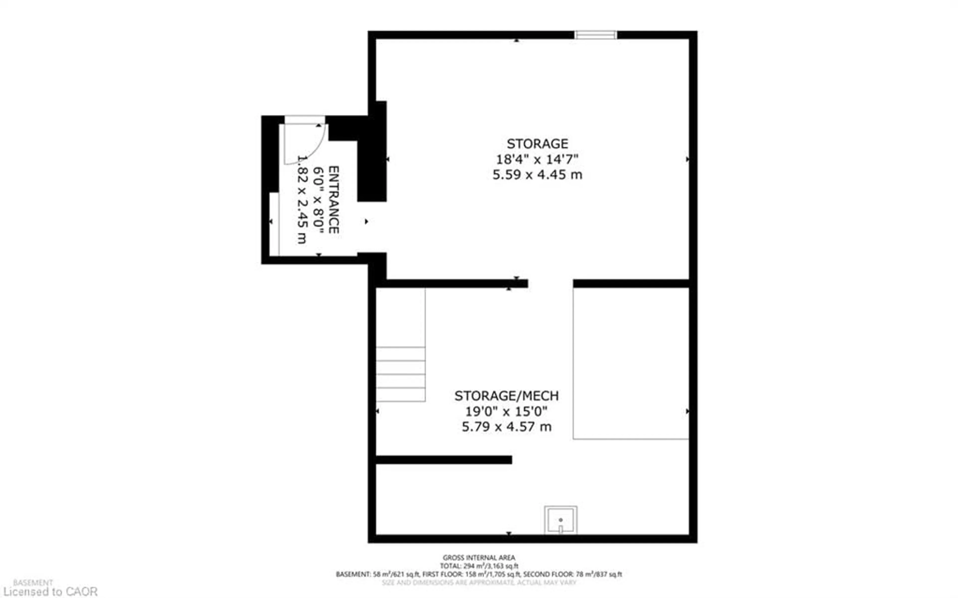 Floor plan for 109 Talbot St, Simcoe Ontario N3Y 3W6