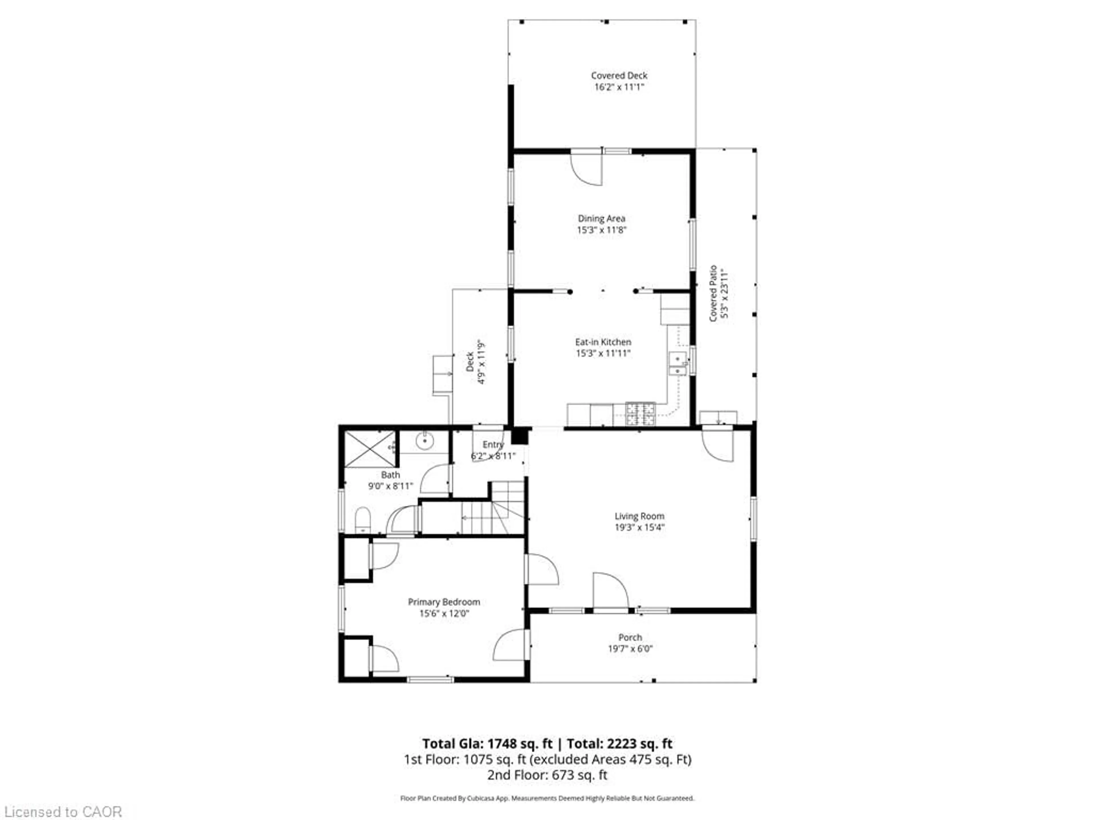 Floor plan for 173 St James St, Waterford Ontario N0E 1Y0