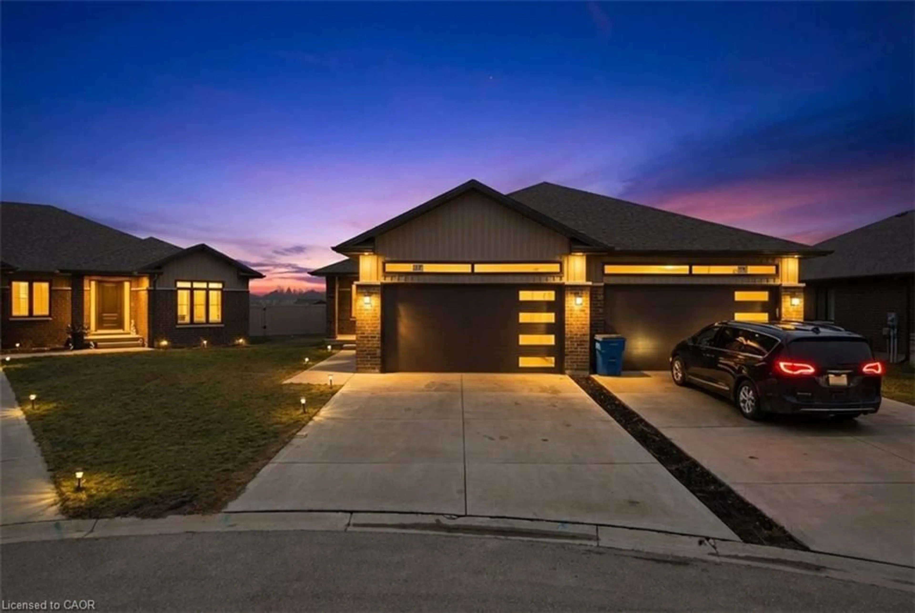 Home with brick exterior material, street for 77 Bordeaux Pl, Chatham Ontario N7M 0S4