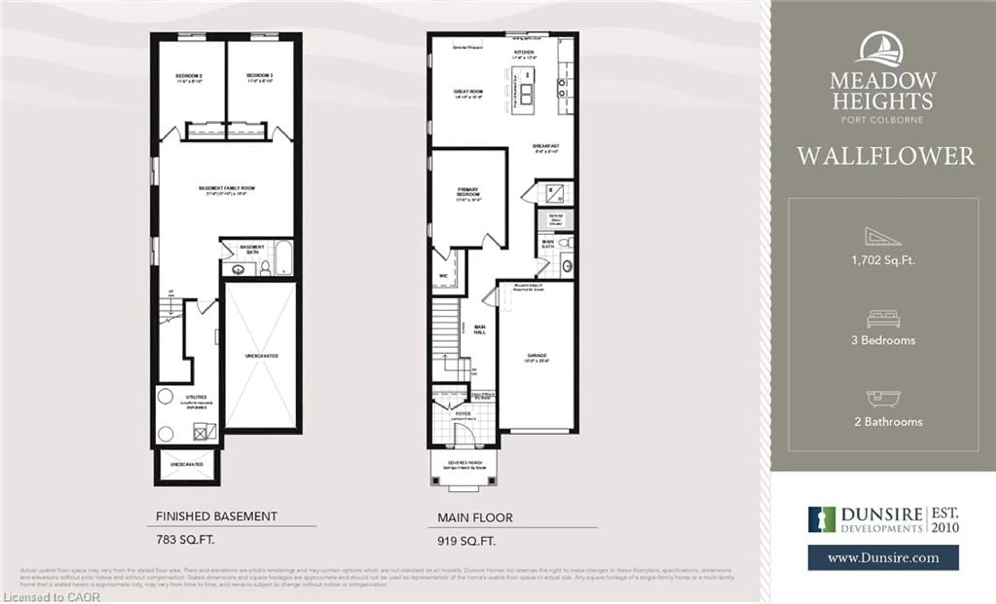 Floor plan for 34 Meadowlark Dr, Port Colborne Ontario L3K 6E4