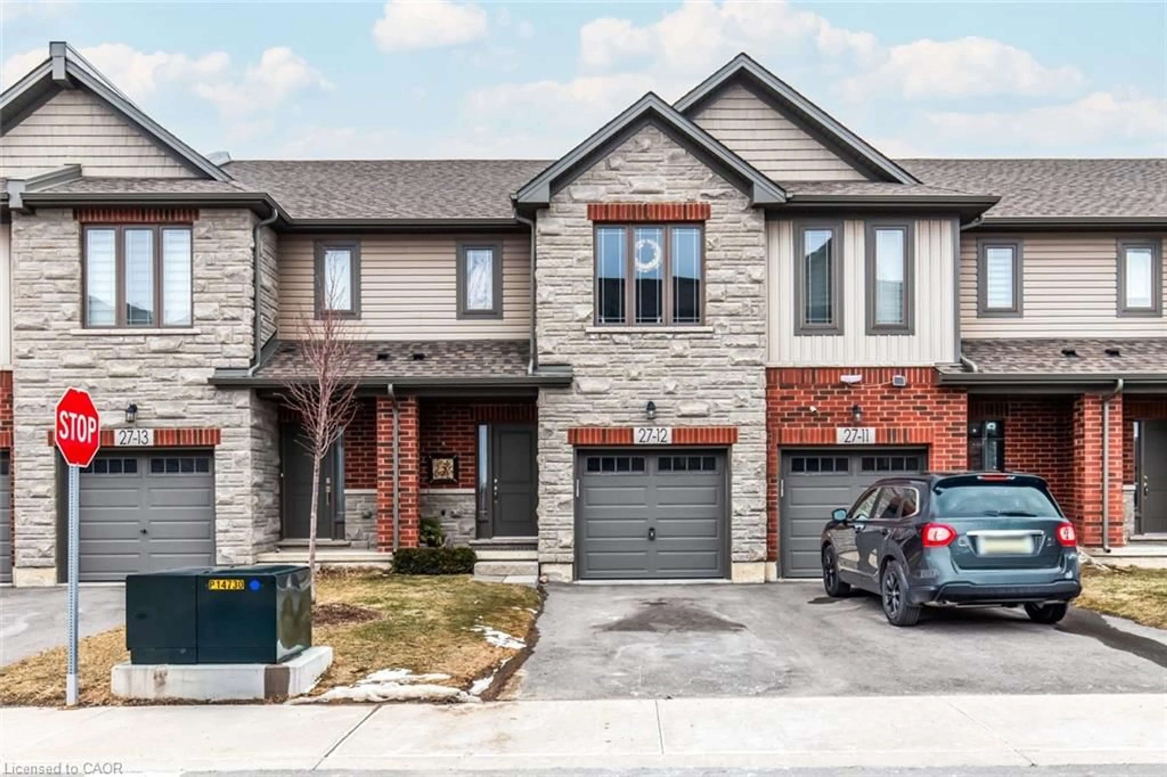 Home with brick exterior material, street for 27 Rachel Dr #12, Stoney Creek Ontario L8E 0K6