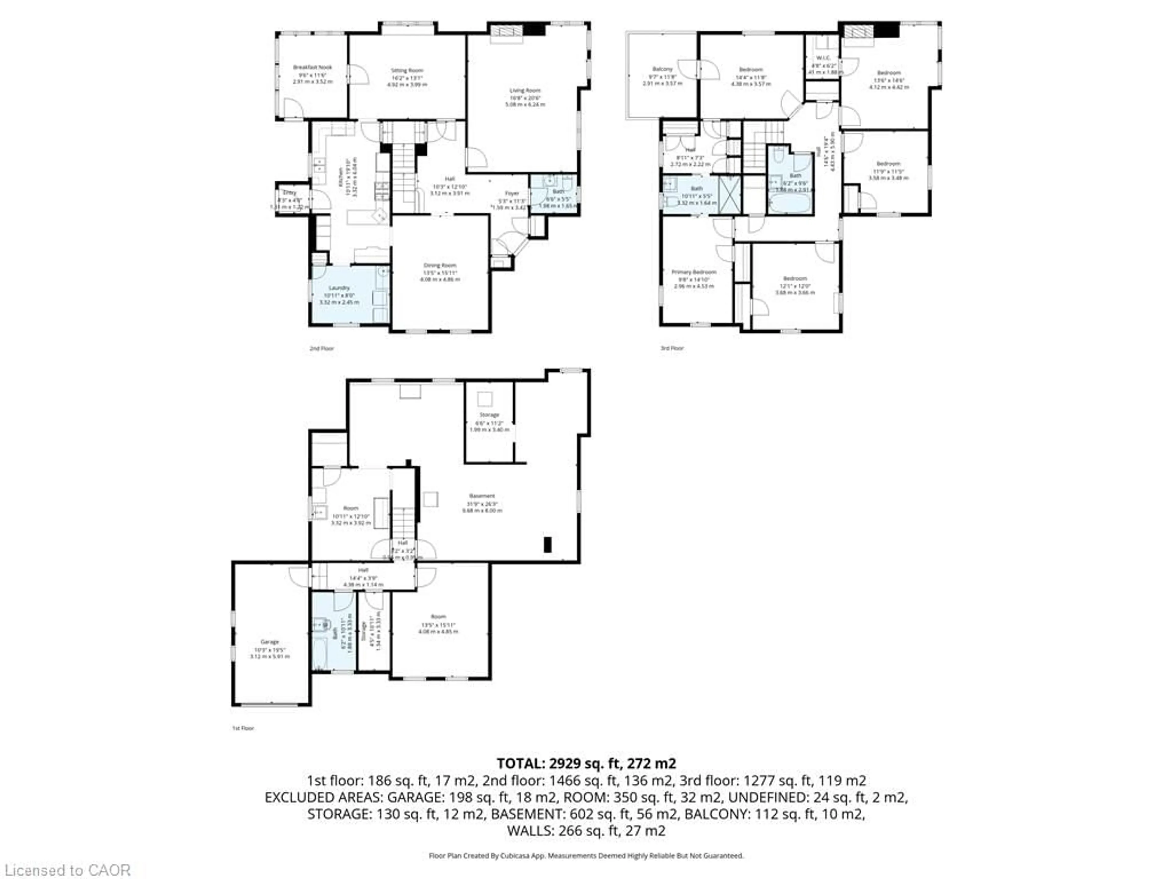 Floor plan for 286 Union St, Simcoe Ontario N3Y 2B8