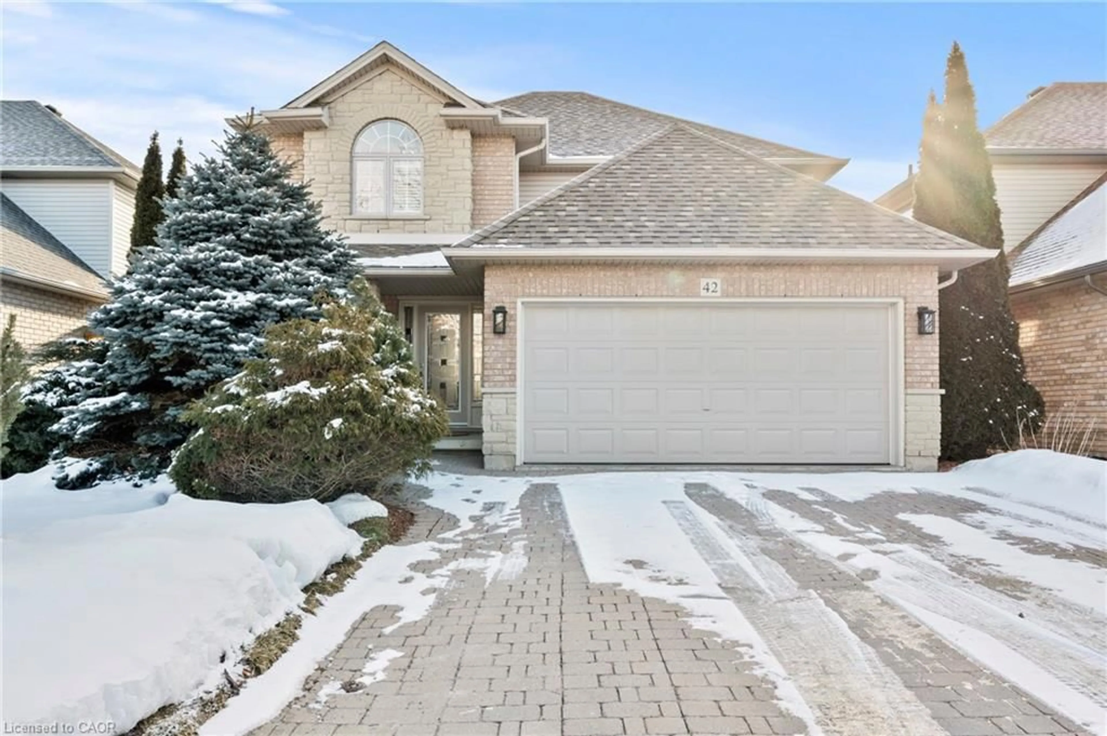 Home with brick exterior material, street for 42 Archer Way, Hamilton Ontario L0R 1W0