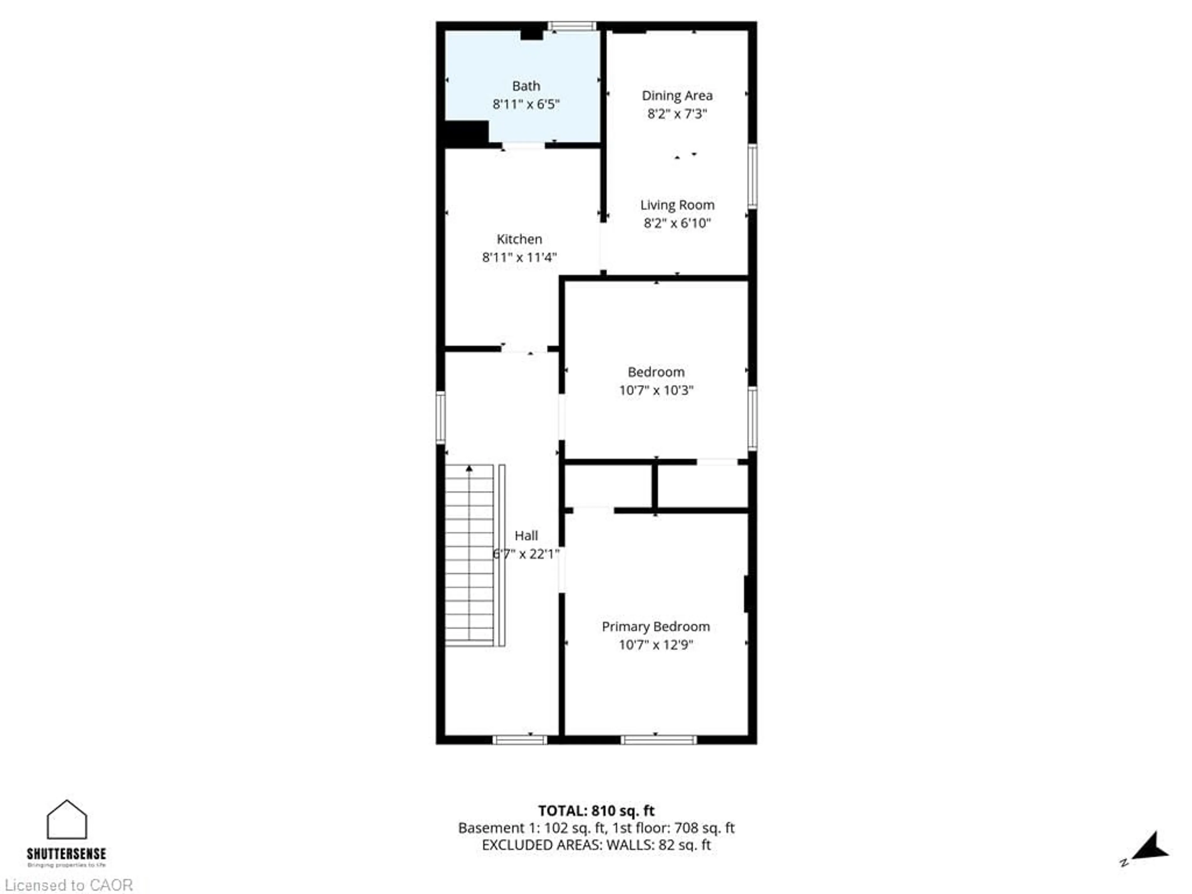 Floor plan for 129 West St, Brantford Ontario N3T 3G2