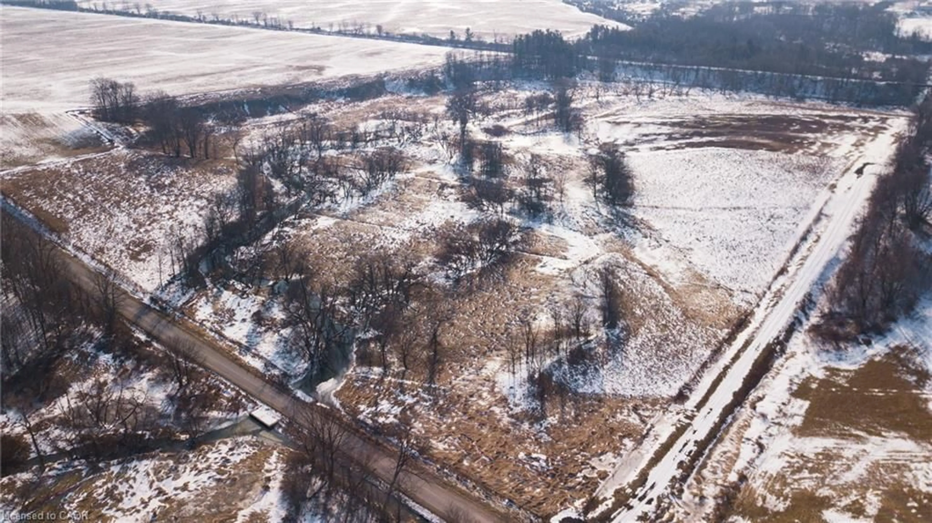 A pic from outside/outdoor area/front of a property/back of a property/a pic from drone, unknown for 1448 Concession 14, Simcoe Ontario N3Y 4K3