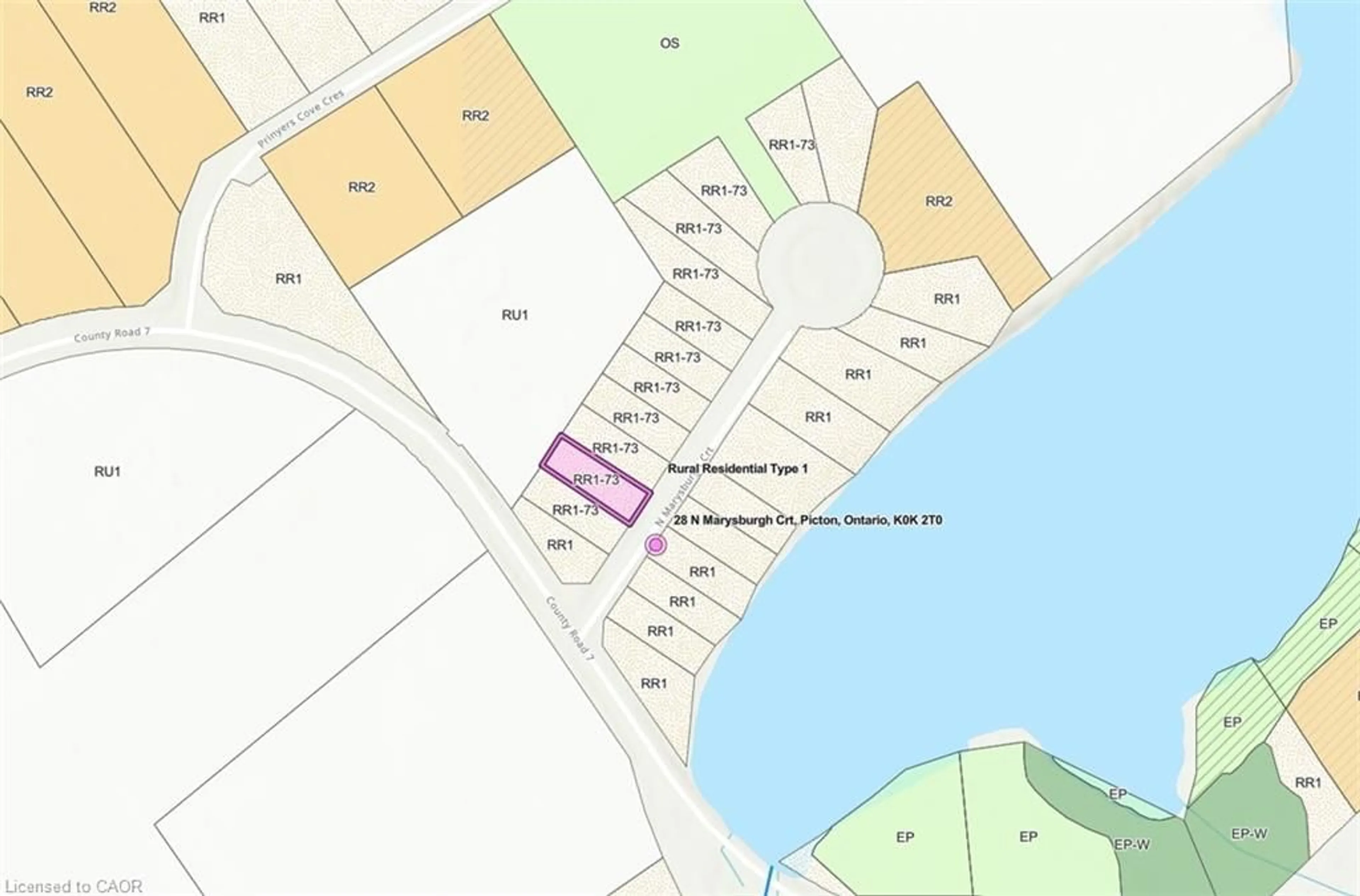 Floor plan for LOT 28 Marysburgh Crt, Prince Edward Ontario K0K 2T0