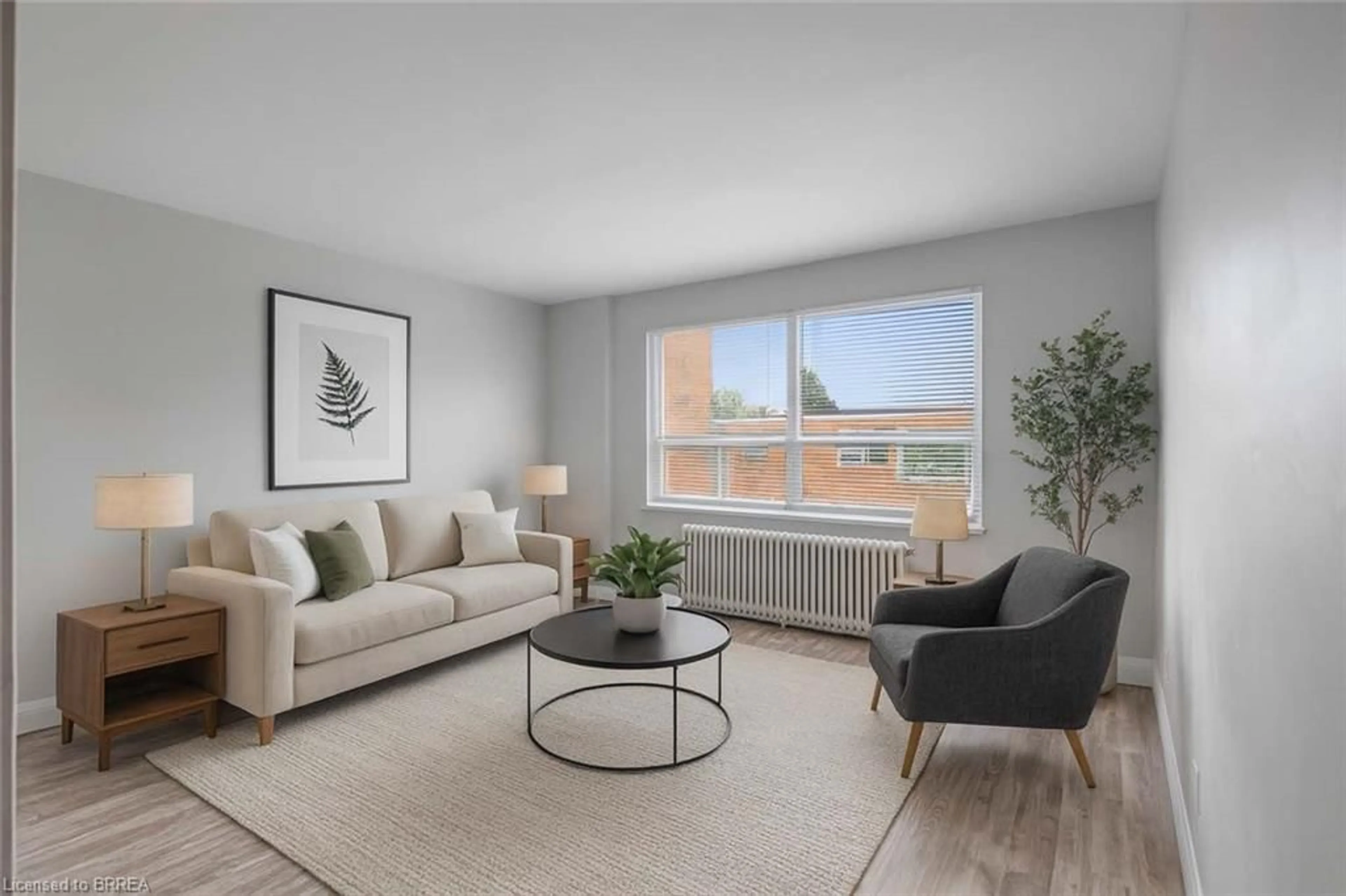 Living room with furniture, unknown for 57 Mericourt Rd #310, Hamilton Ontario L8S 2N5