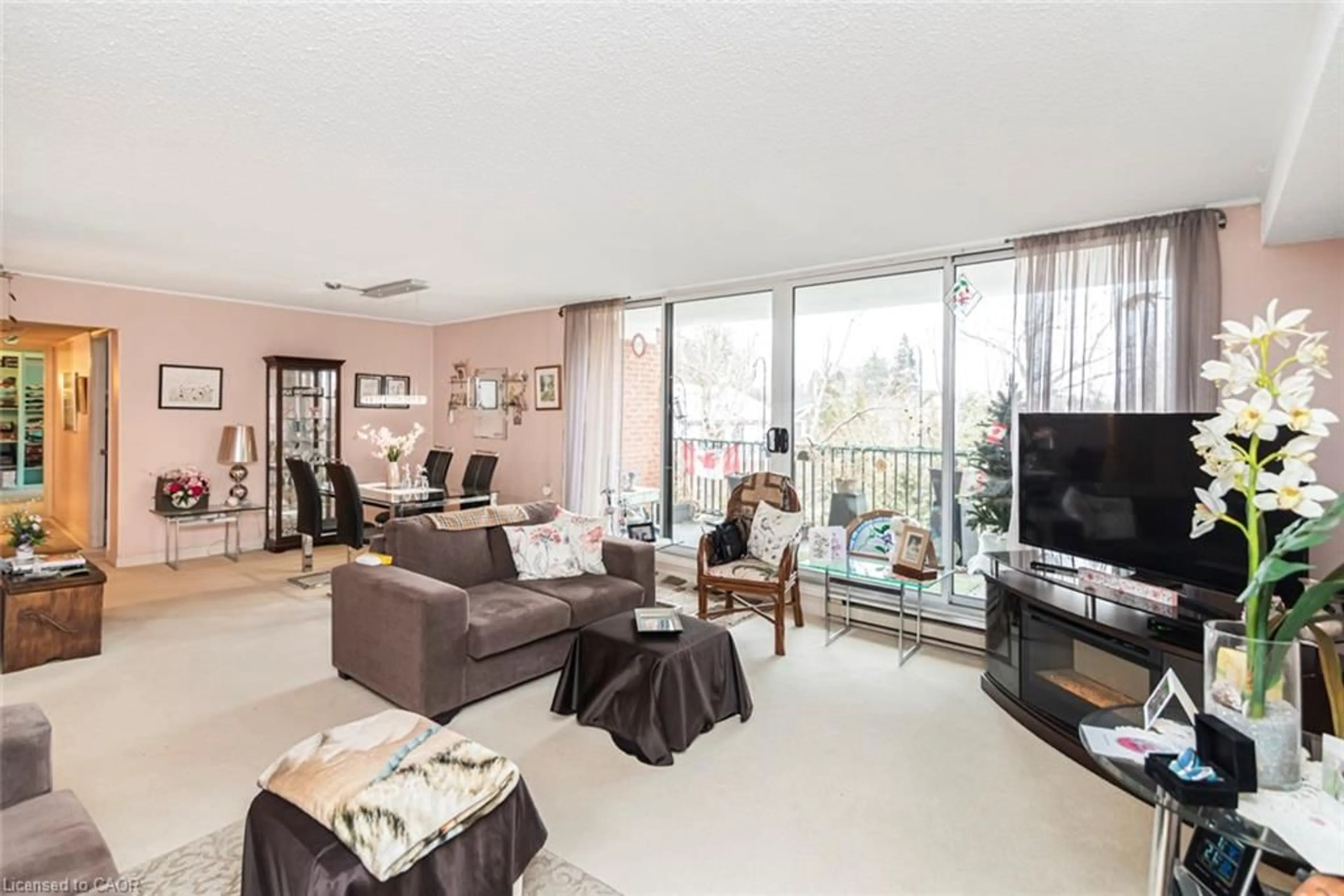 Living room with furniture, unknown for 150 Wilson St #304, Ancaster Ontario L8L 2H7