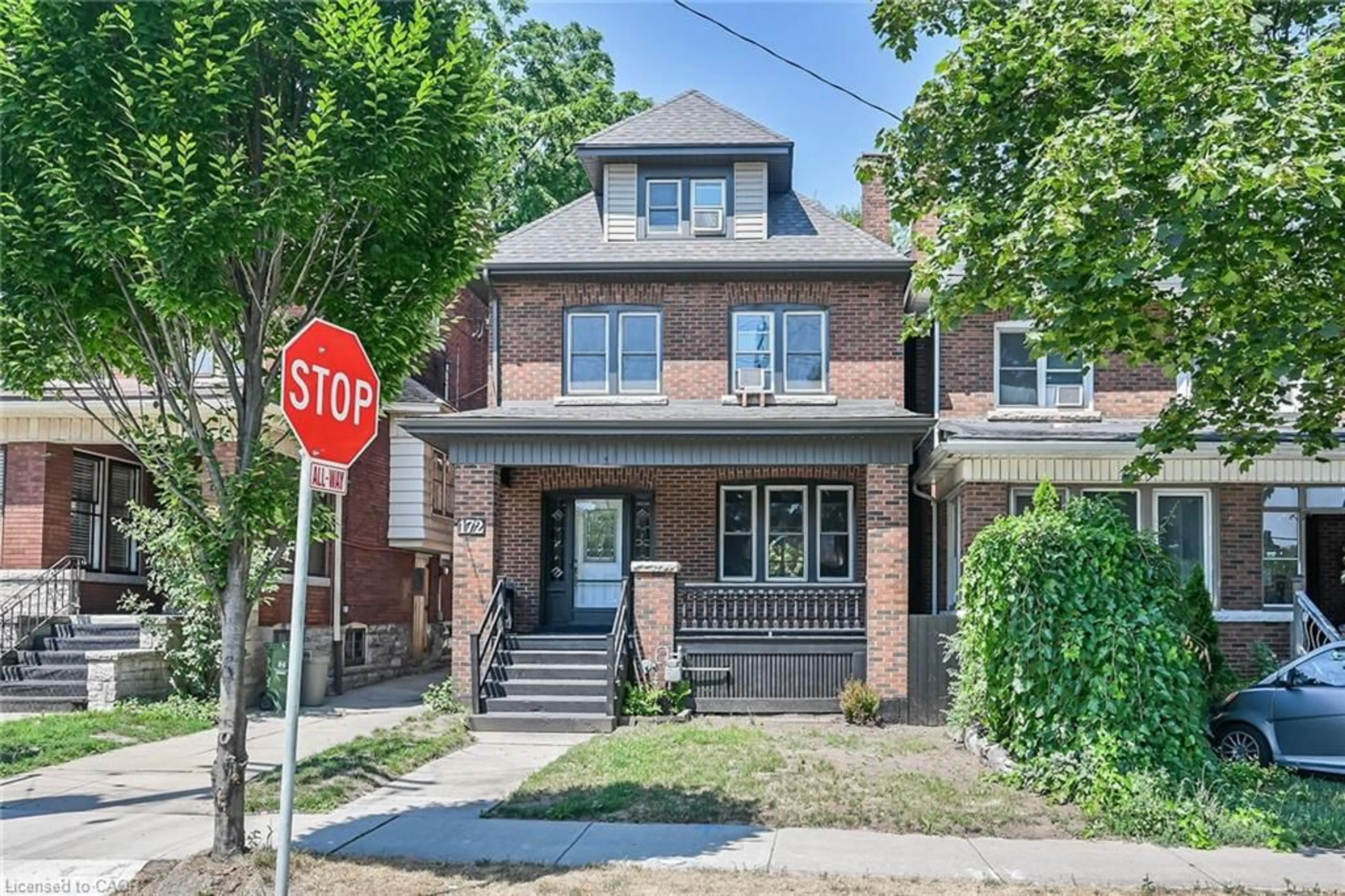 Home with brick exterior material, street for 172 Sherman Ave, Hamilton Ontario L8M 2P9