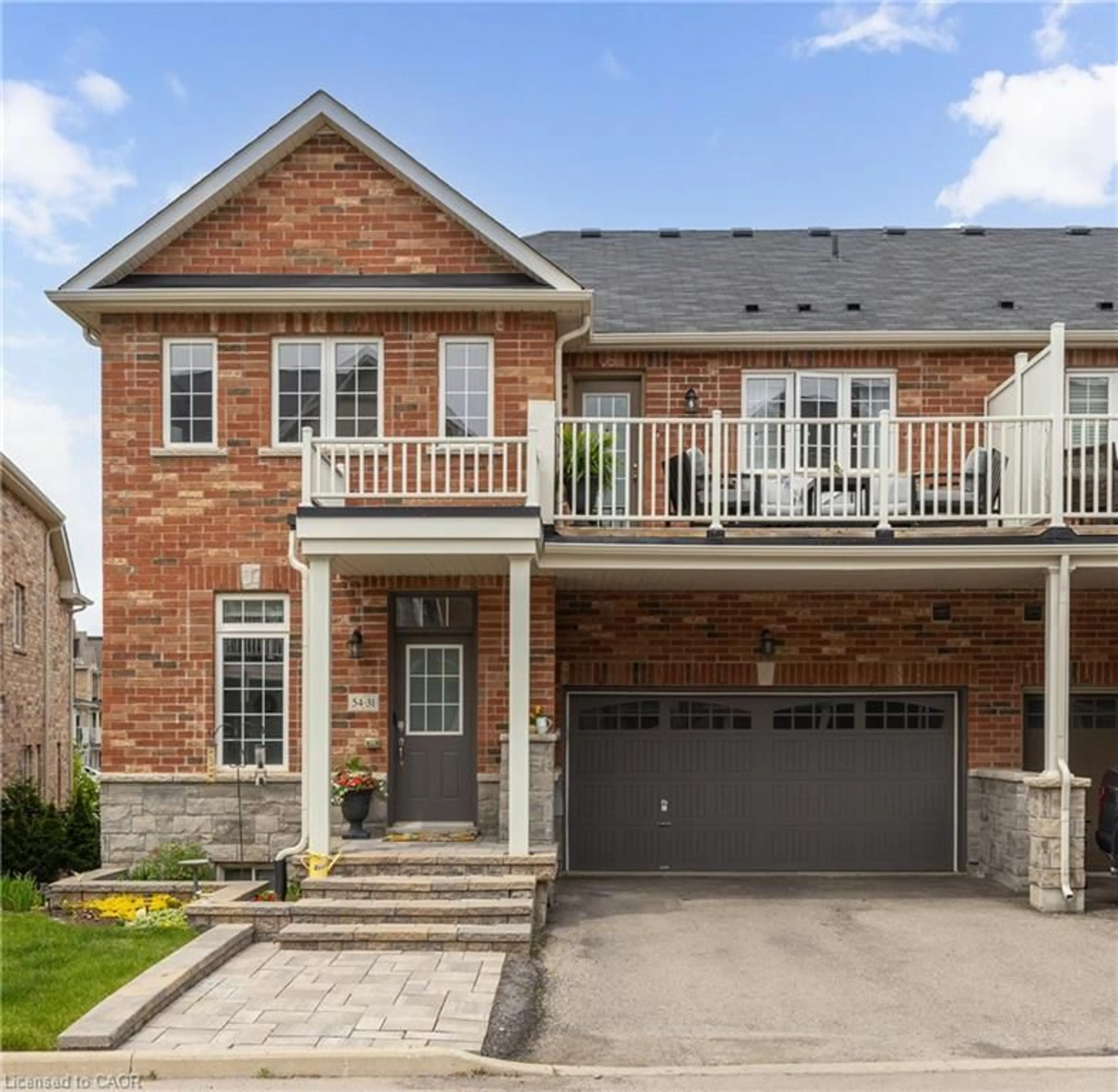 Home with brick exterior material, street for 54 Nisbet Blvd #31, Waterdown Ontario L8B 0Y3
