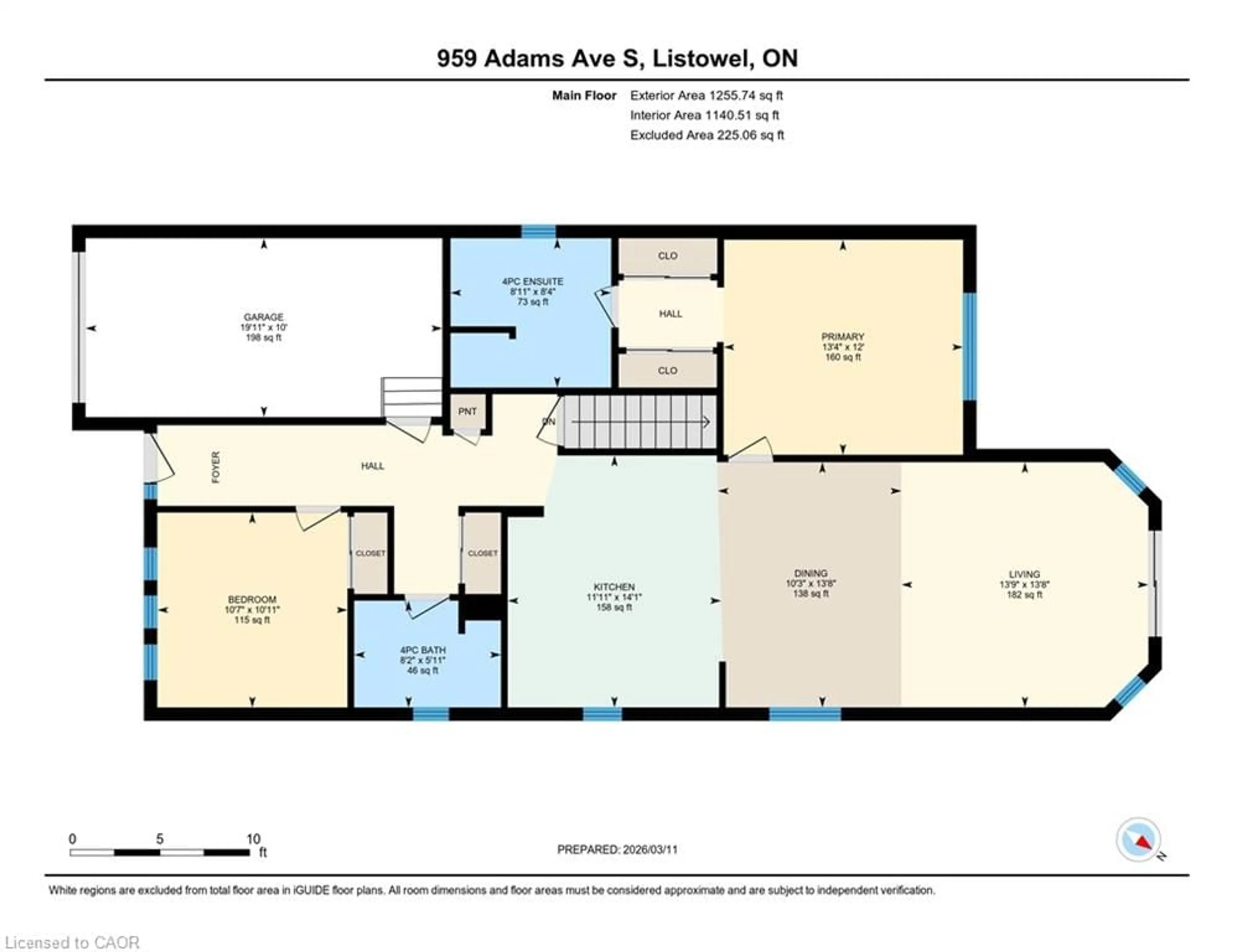 Floor plan for 959 Adams Ave, Listowel Ontario N4W 0E6