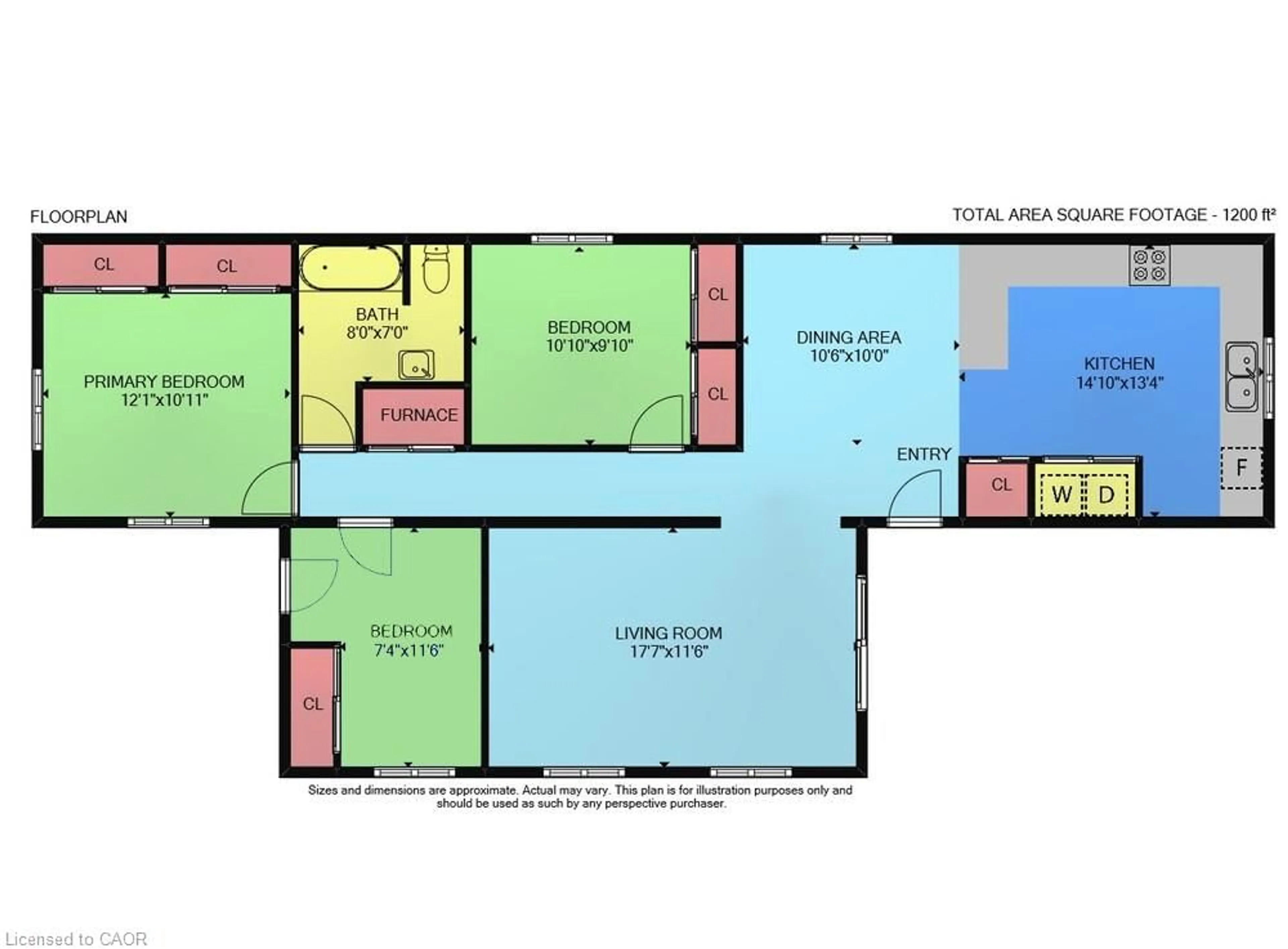 Floor plan for 3033 Townline Rd #82, Stevensville Ontario L0S 1S1
