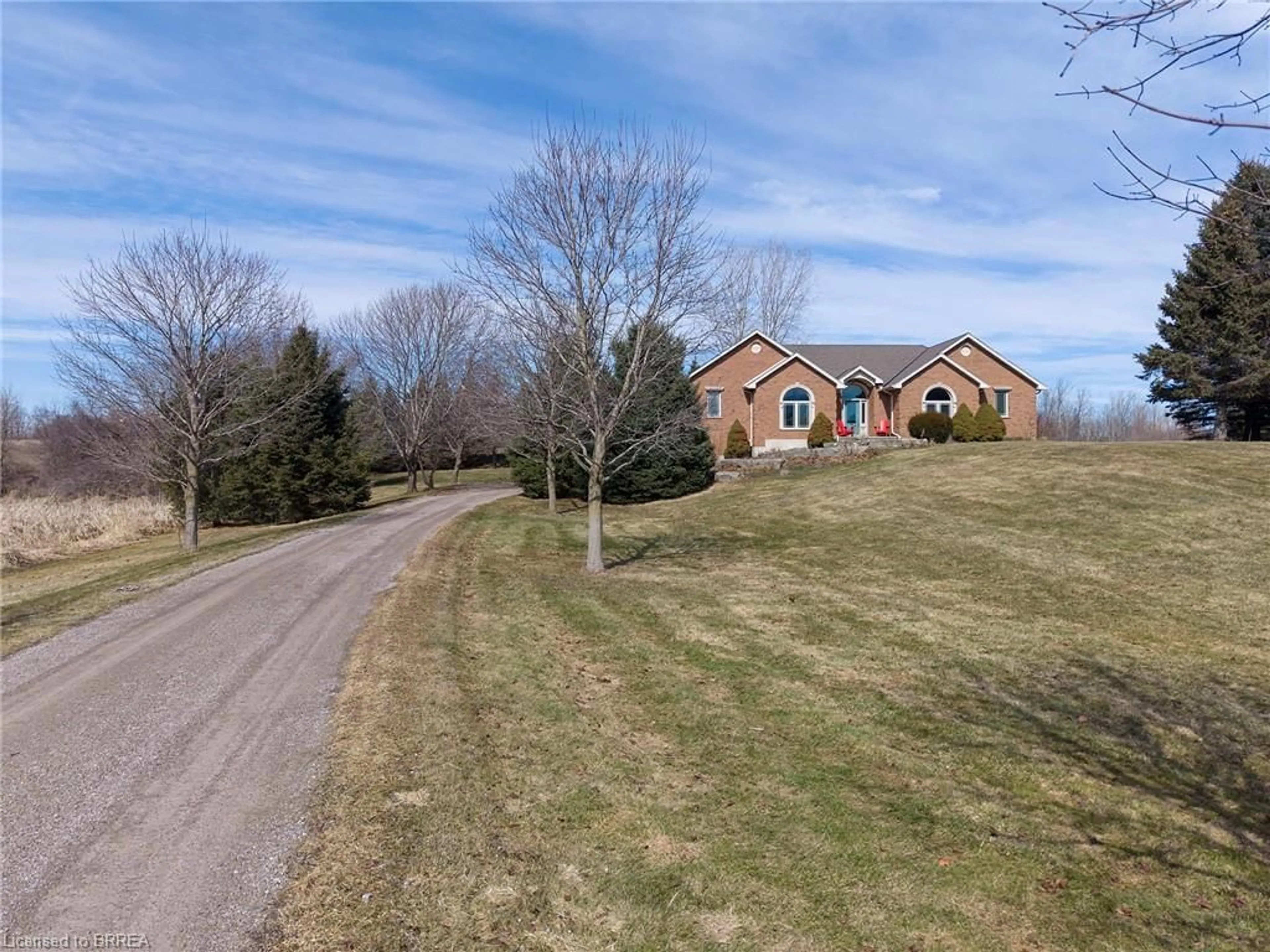 A pic from outside/outdoor area/front of a property/back of a property/a pic from drone, street for 171 German School Rd, St. George Ontario N3L 3E1