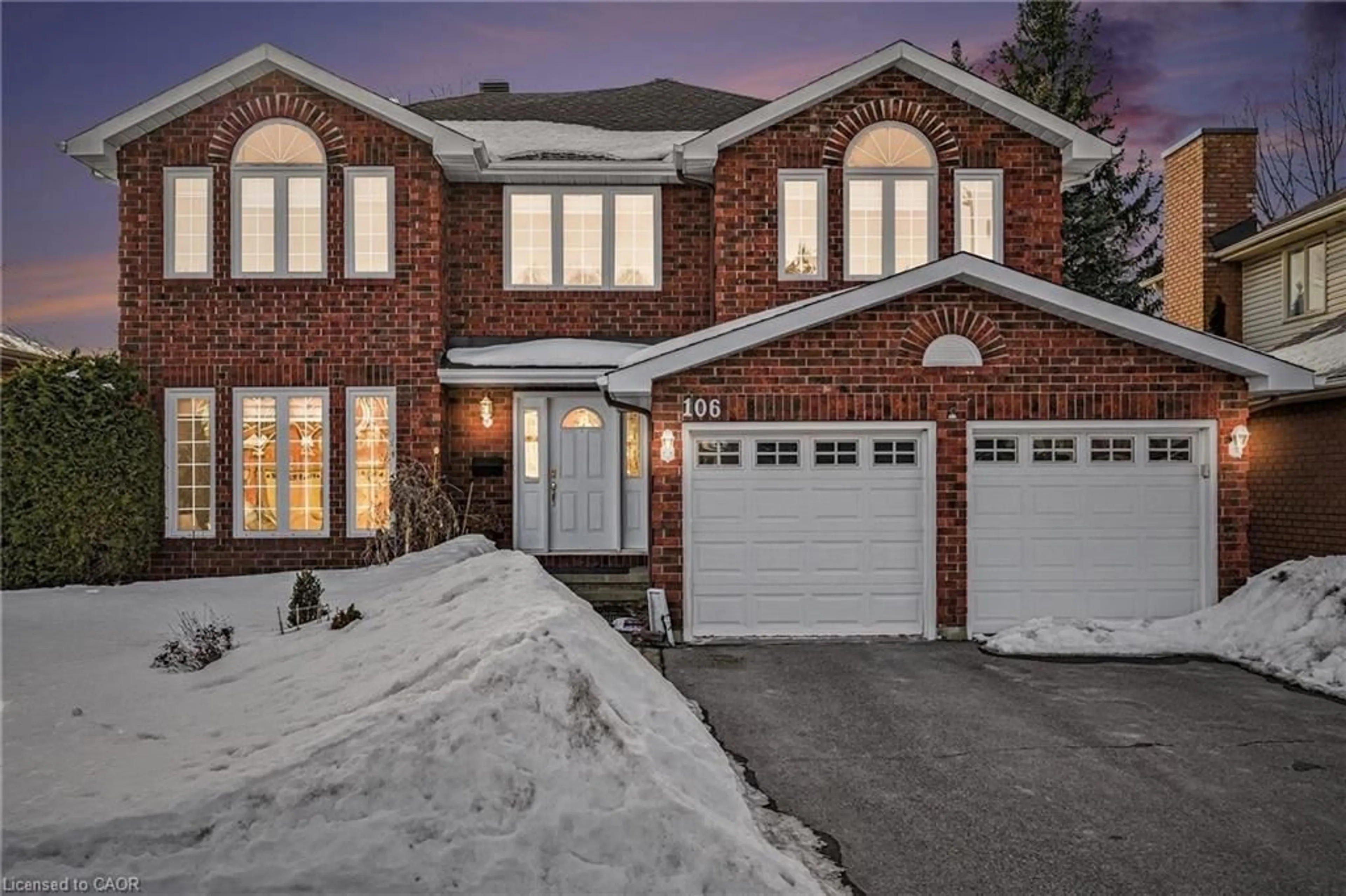 Home with brick exterior material, street for 106 Knudson Dr, Kanata Ontario K2K 2L5