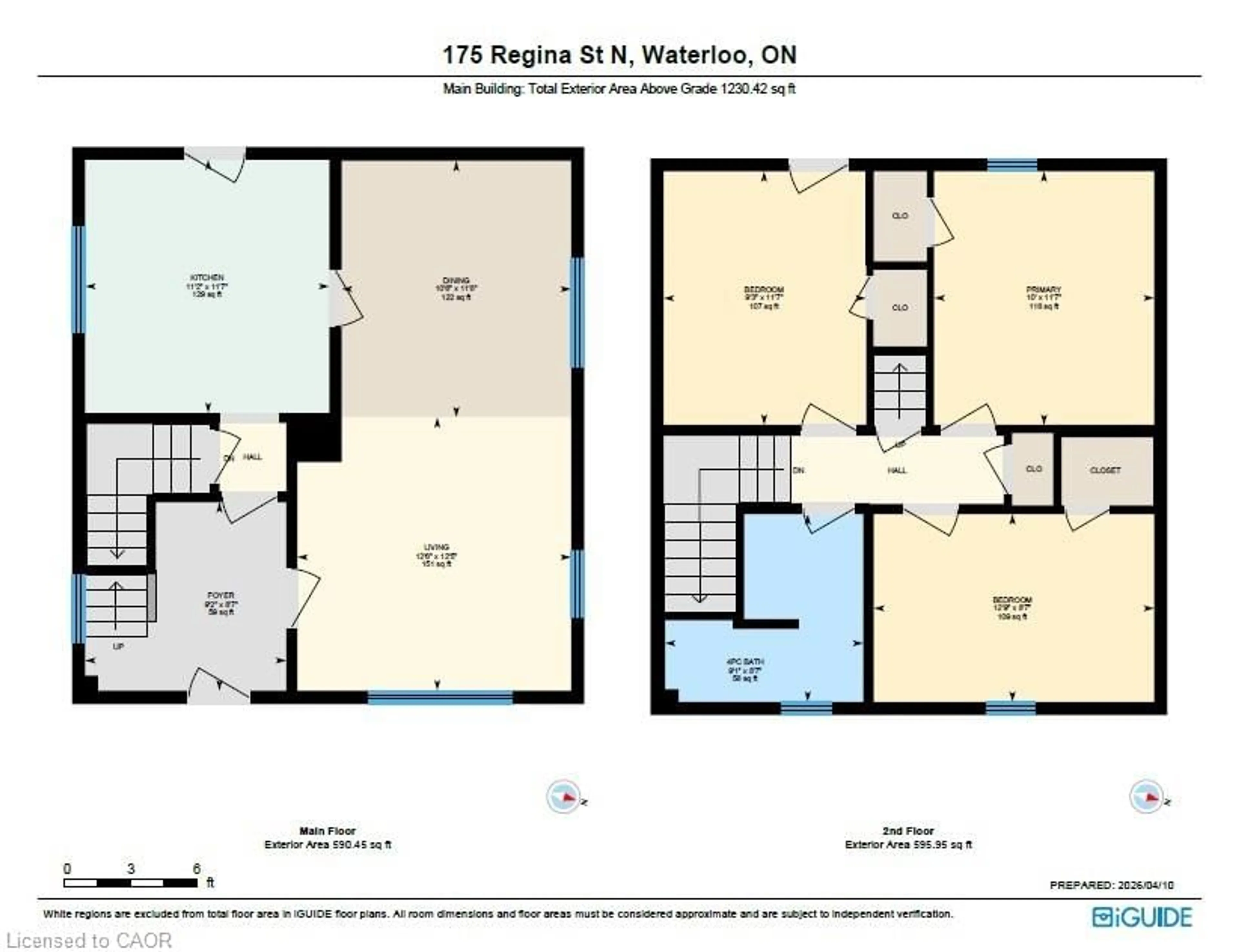 Floor plan for 175 Regina St, Waterloo Ontario N2J 3B4