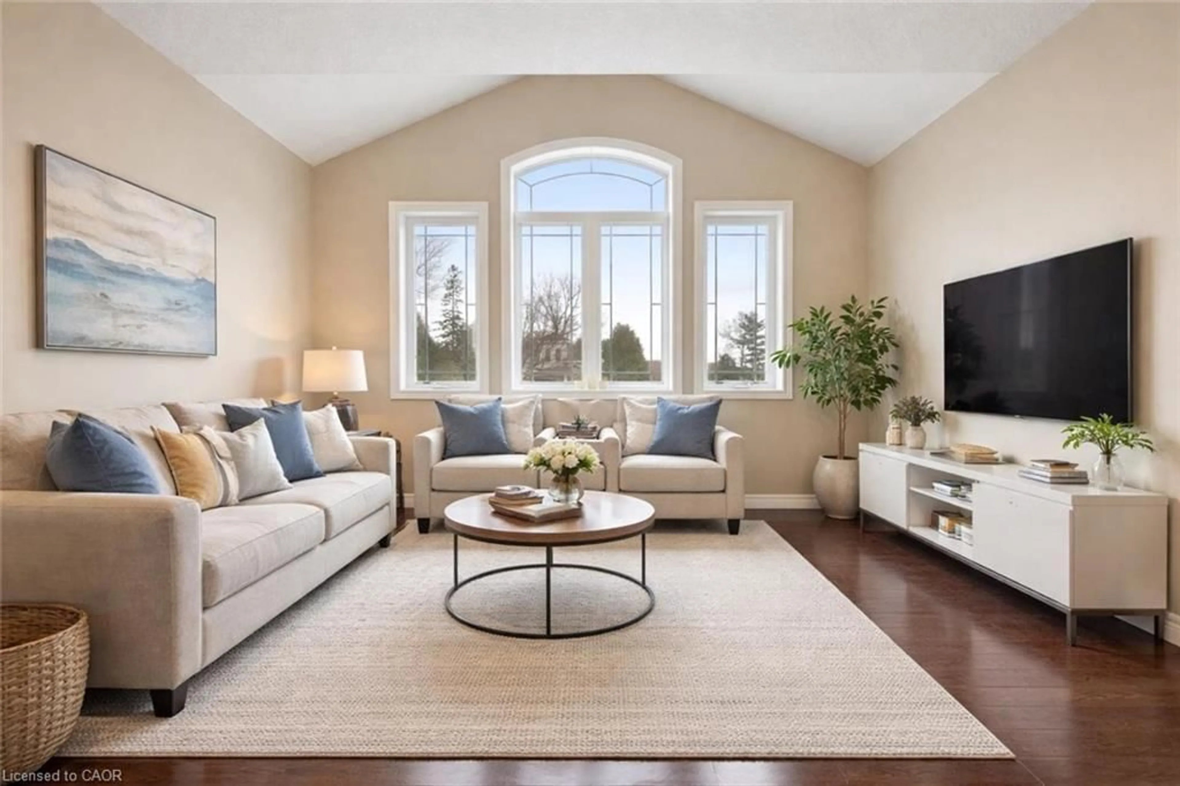 Living room with furniture, unknown for 94 Cityview Dr, Guelph Ontario N1E 6Y5