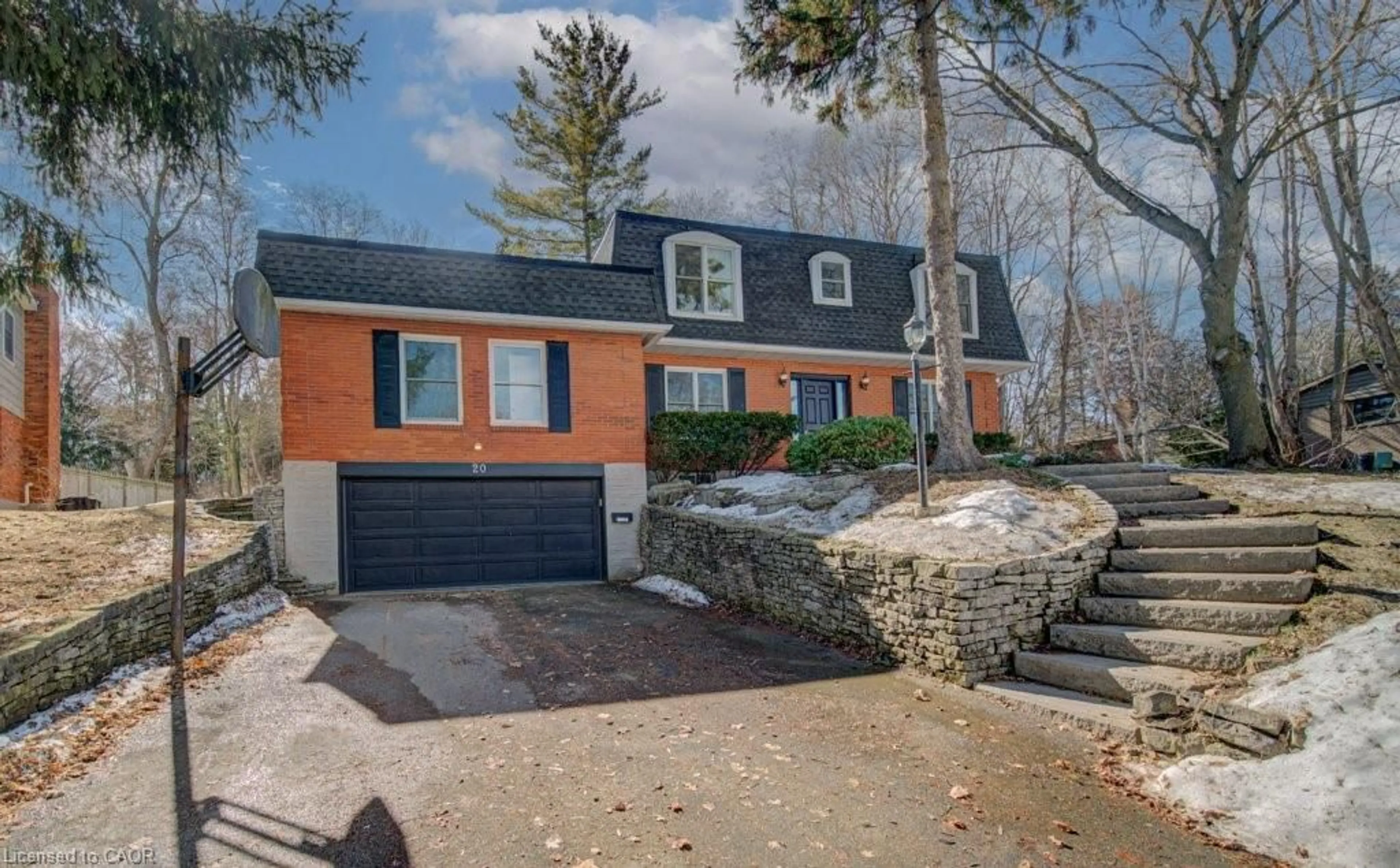 Home with brick exterior material, street for 20 Rosslinn Rd, Cambridge Ontario N1S 3K1