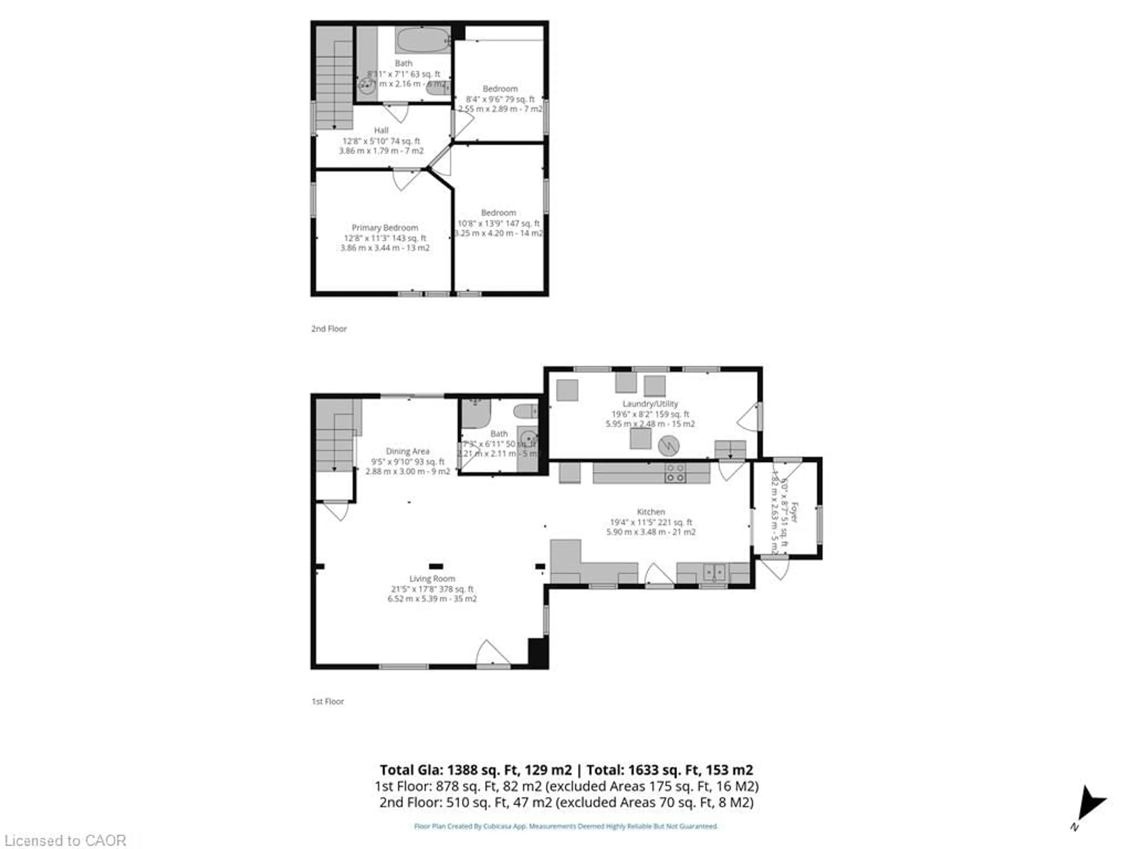 Floor plan for 100 Queen St, St. Williams Ontario N0E 1P0