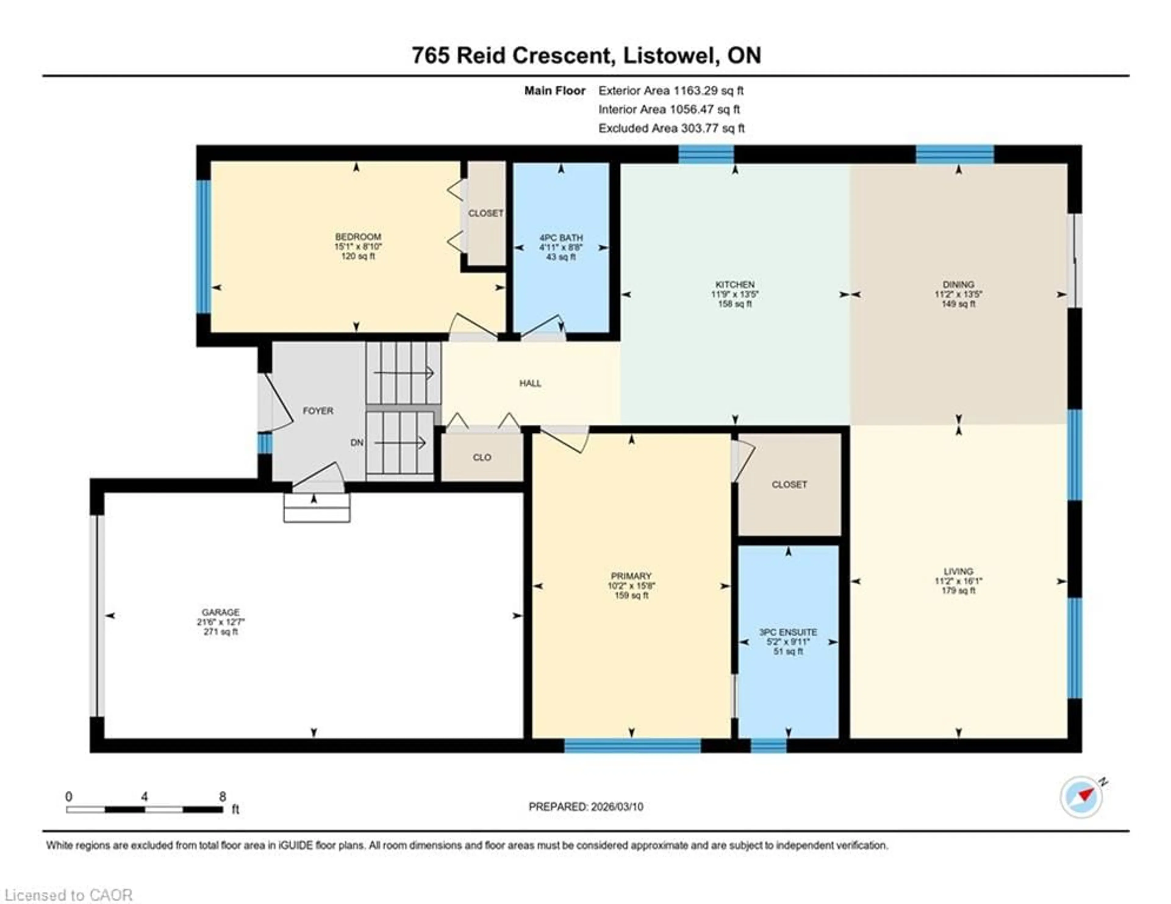 Floor plan for 765 Reid Cres, Listowel Ontario N4W 0A2