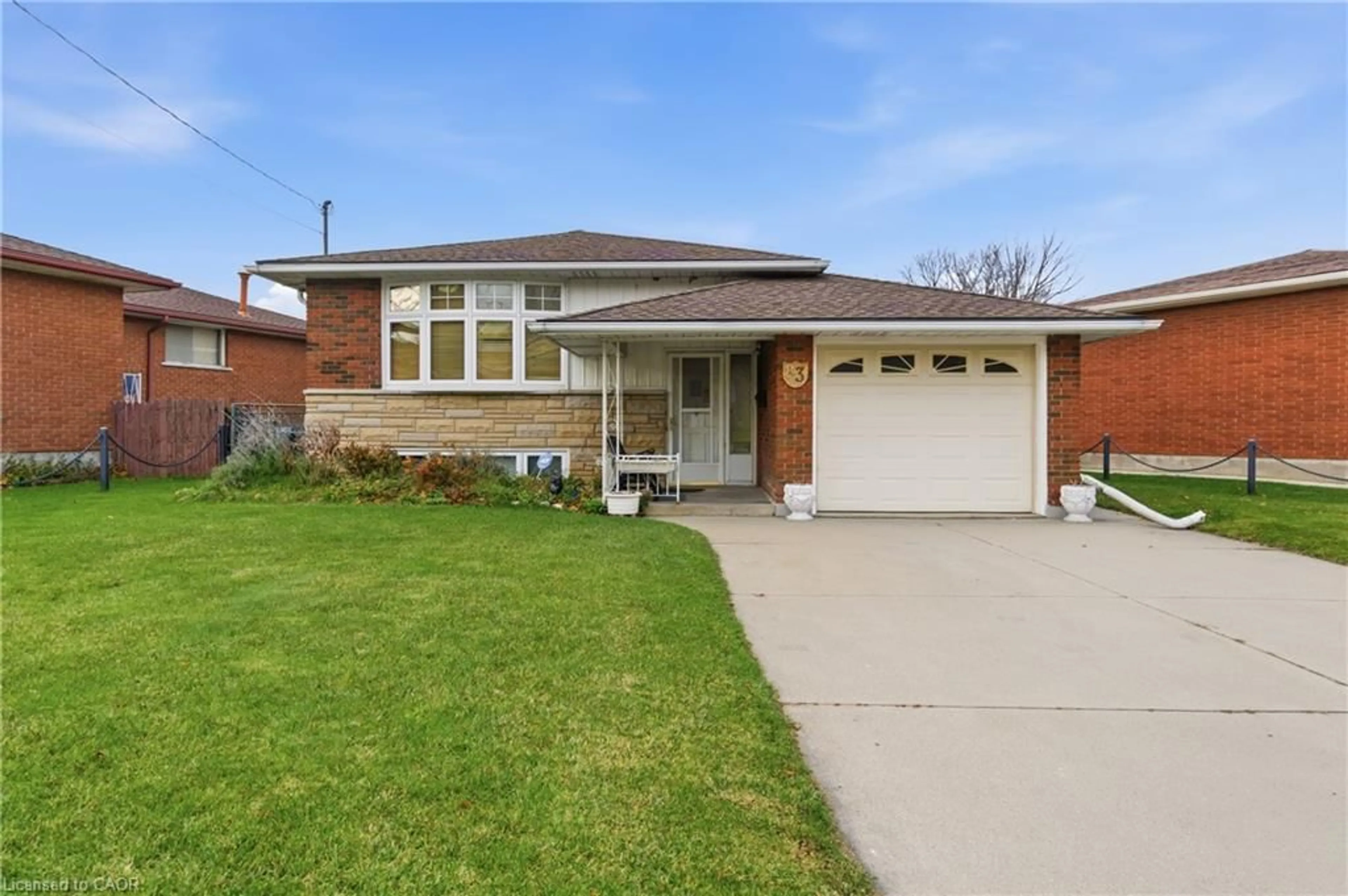 Home with brick exterior material, street for 83 Riverdale Dr, Hamilton Ontario L8E 1K2