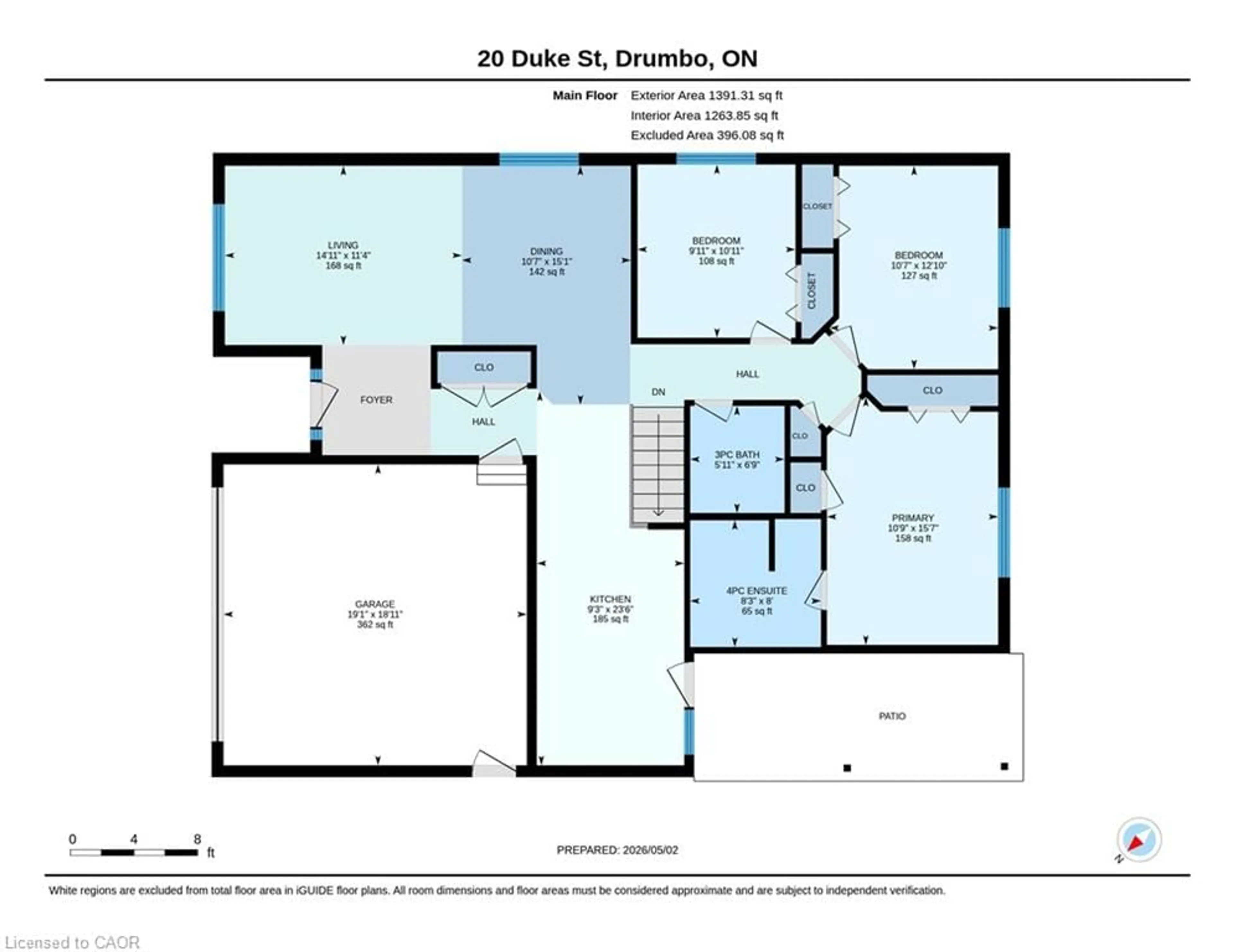 Floor plan for 20 Duke St, Drumbo Ontario N0J 1G0