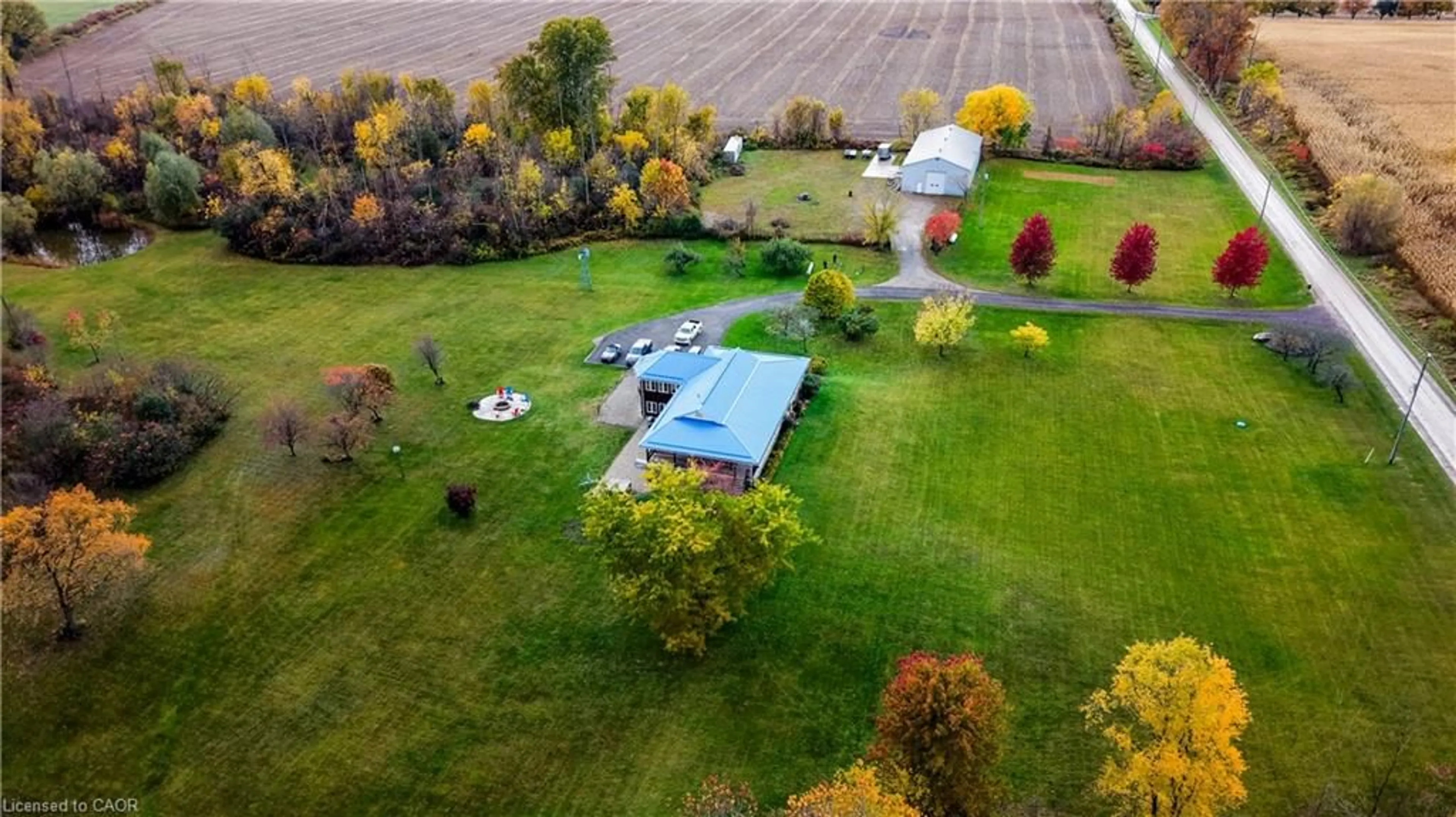 A pic from outside/outdoor area/front of a property/back of a property/a pic from drone, unknown for 826692 Township Rd 8, Drumbo Ontario N0J 1G0
