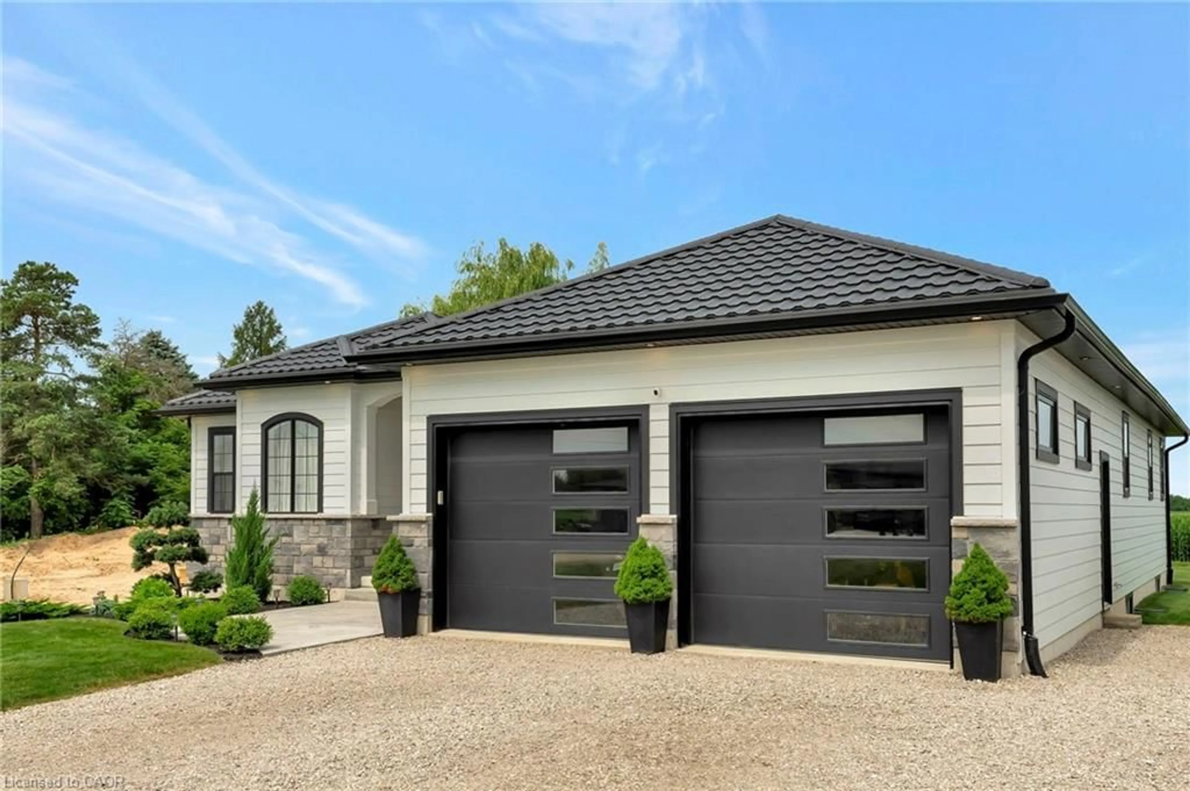 Home with brick exterior material, street for 11715 Plank Rd, Eden Ontario N0J 1H0