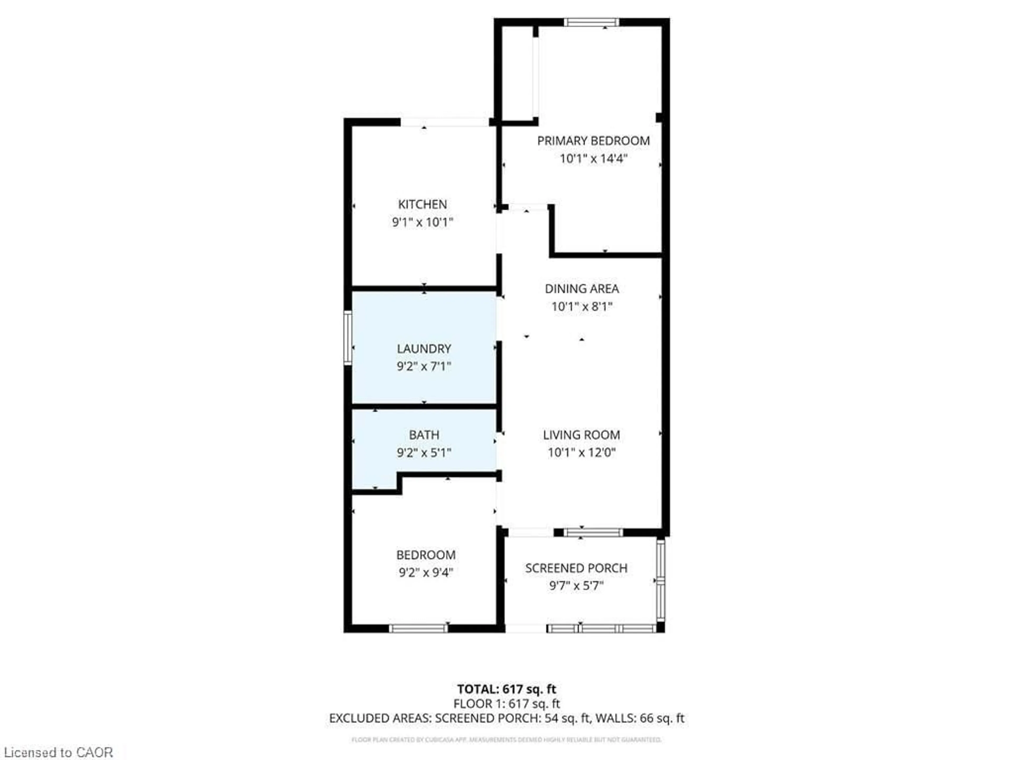 Floor plan for 86 East 18th St, Hamilton Ontario L9A 4N8