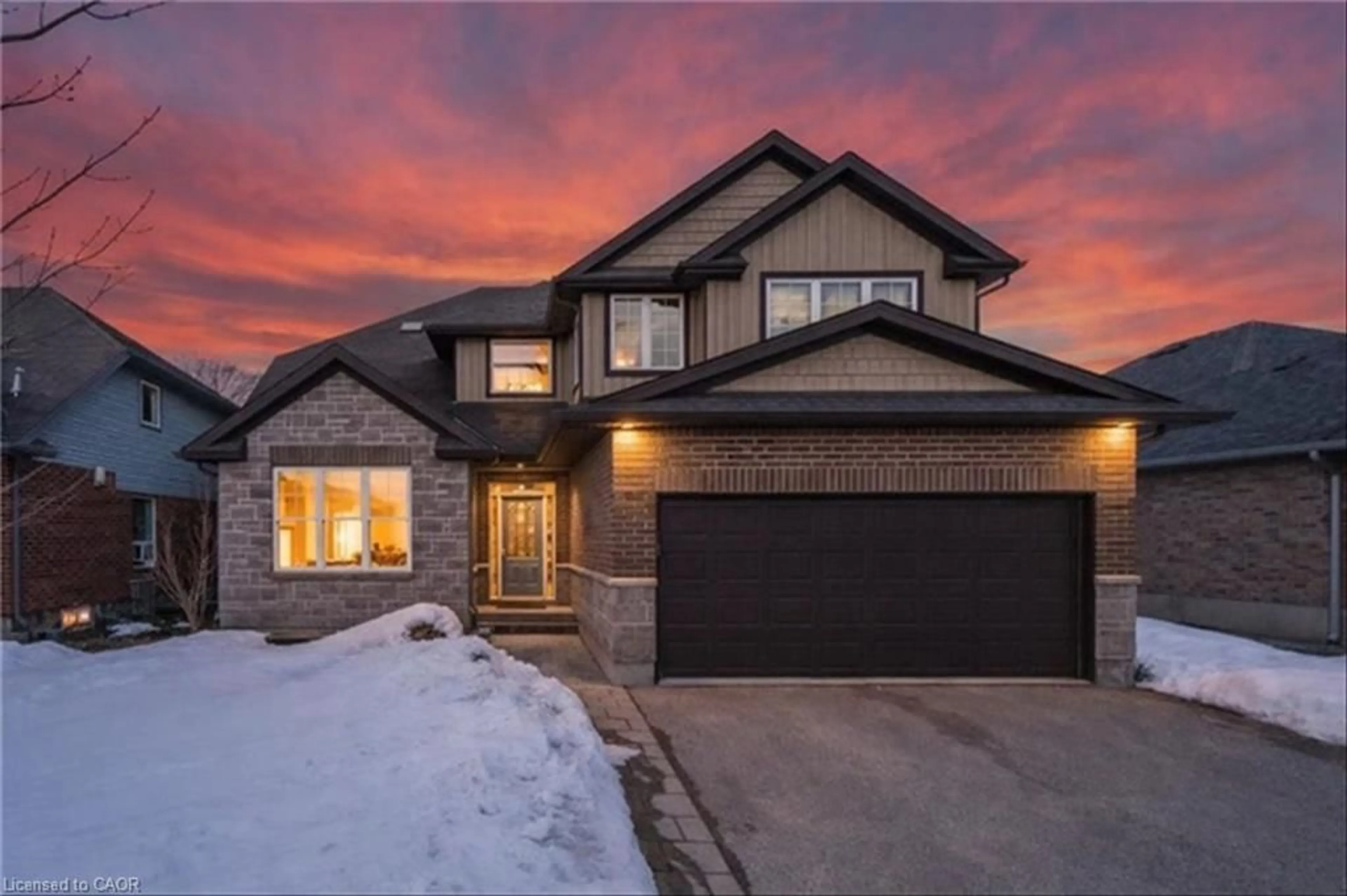 Home with brick exterior material, street for 46 Clegg Rd, Elora Ontario N0B 1S0