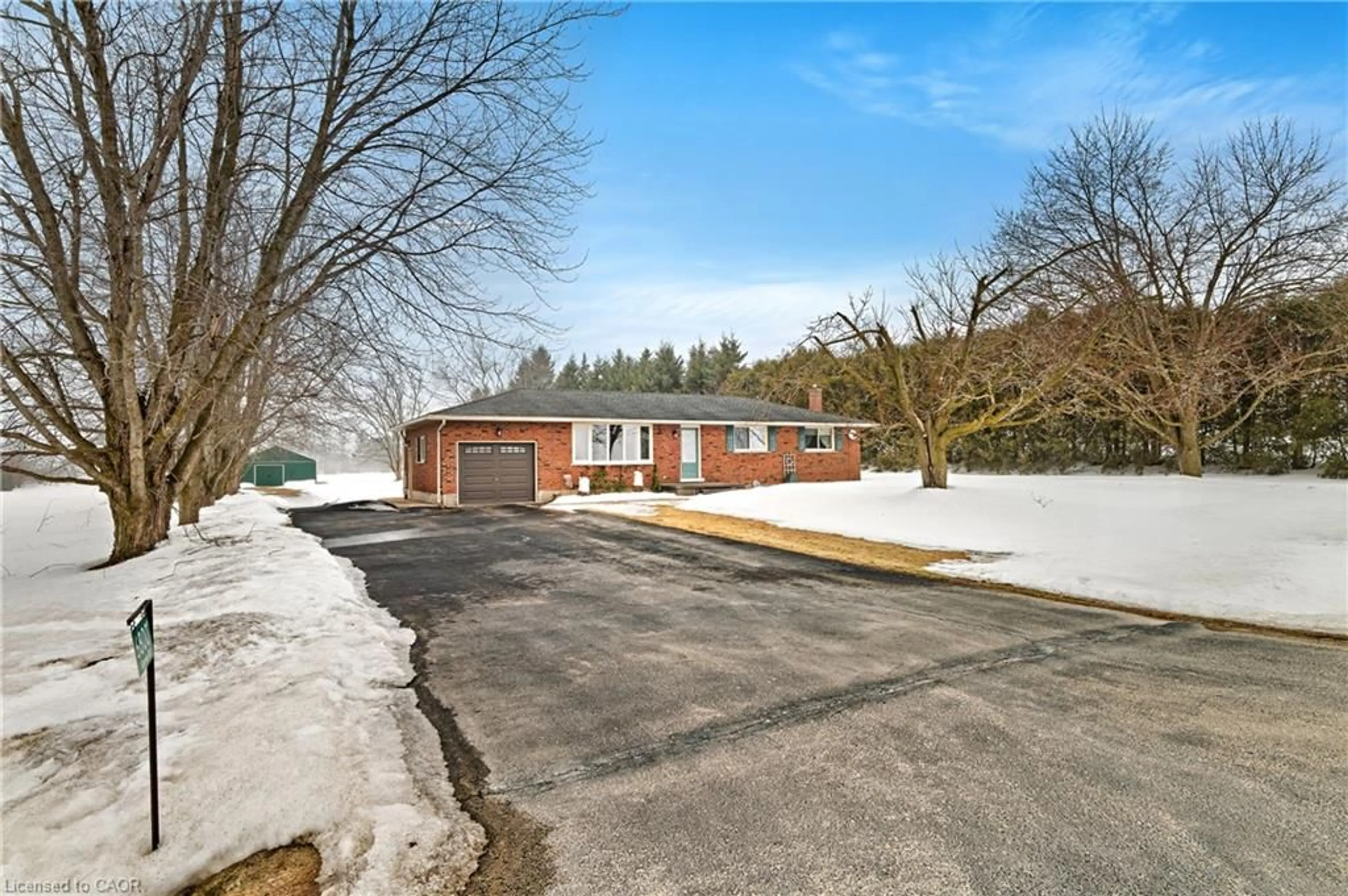 A pic from outside/outdoor area/front of a property/back of a property/a pic from drone, street for 6800 Gerrie Rd, Elora Ontario N0B 1S0