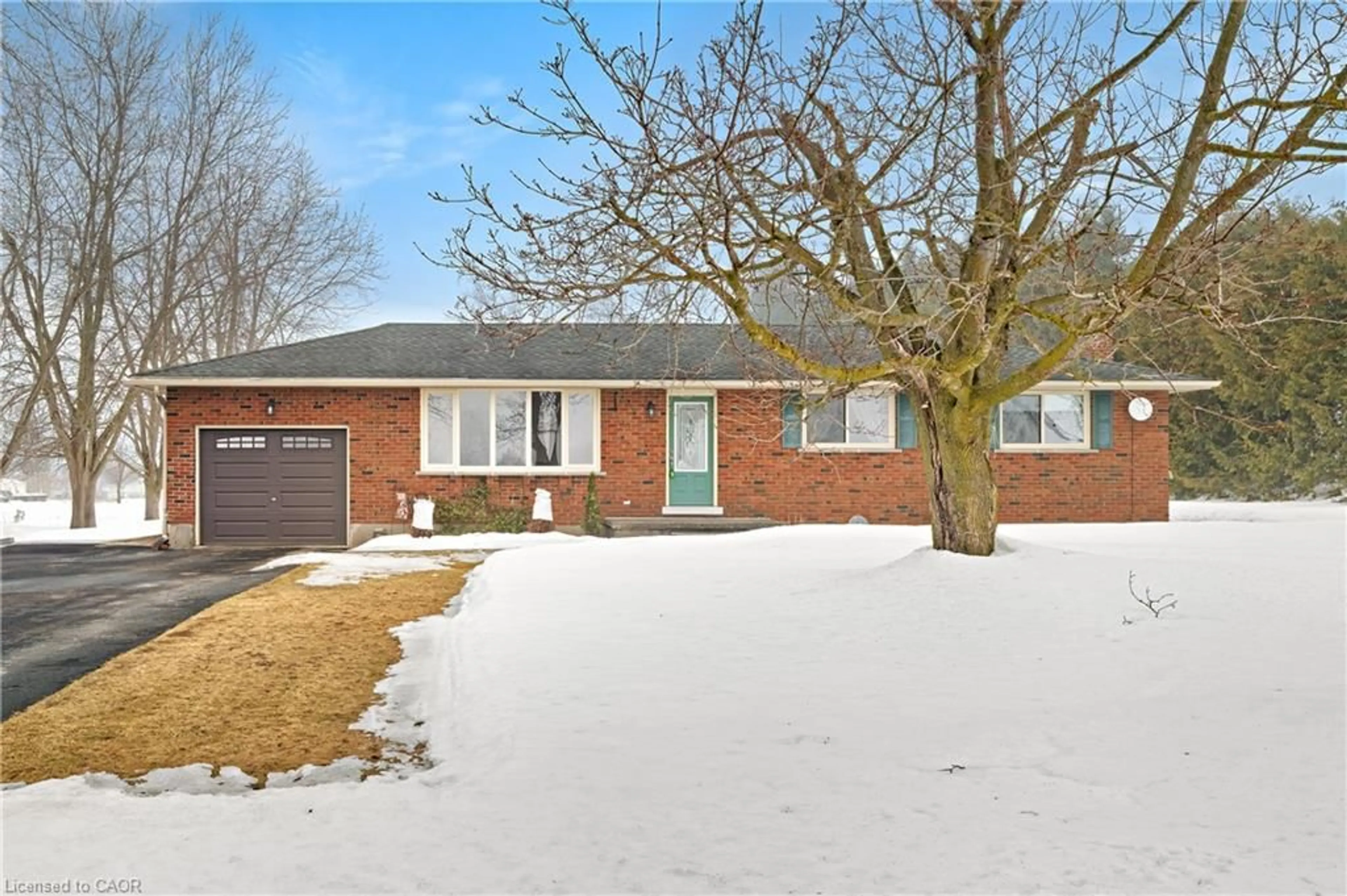 Home with brick exterior material, street for 6800 Gerrie Rd, Elora Ontario N0B 1S0