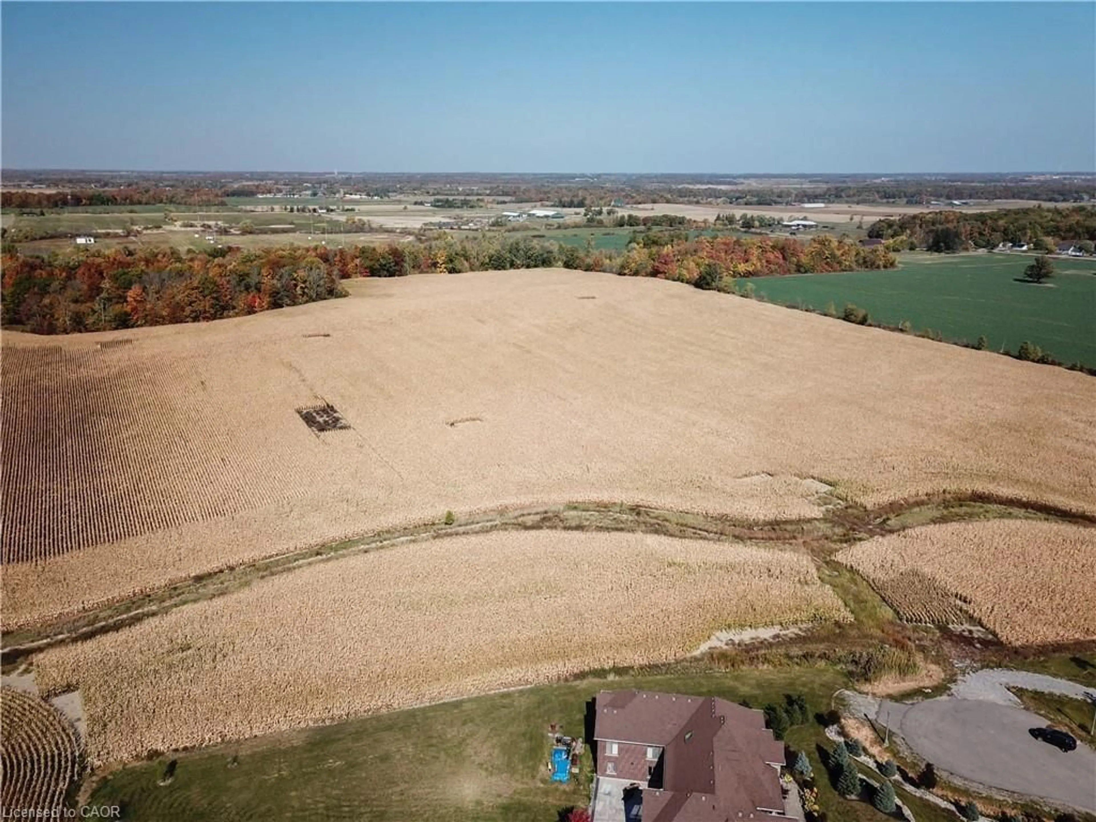 A pic from outside/outdoor area/front of a property/back of a property/a pic from drone, water/lake/river/ocean view for PT LOT 14 Haldimand Road 9, York Ontario N0A 1R0