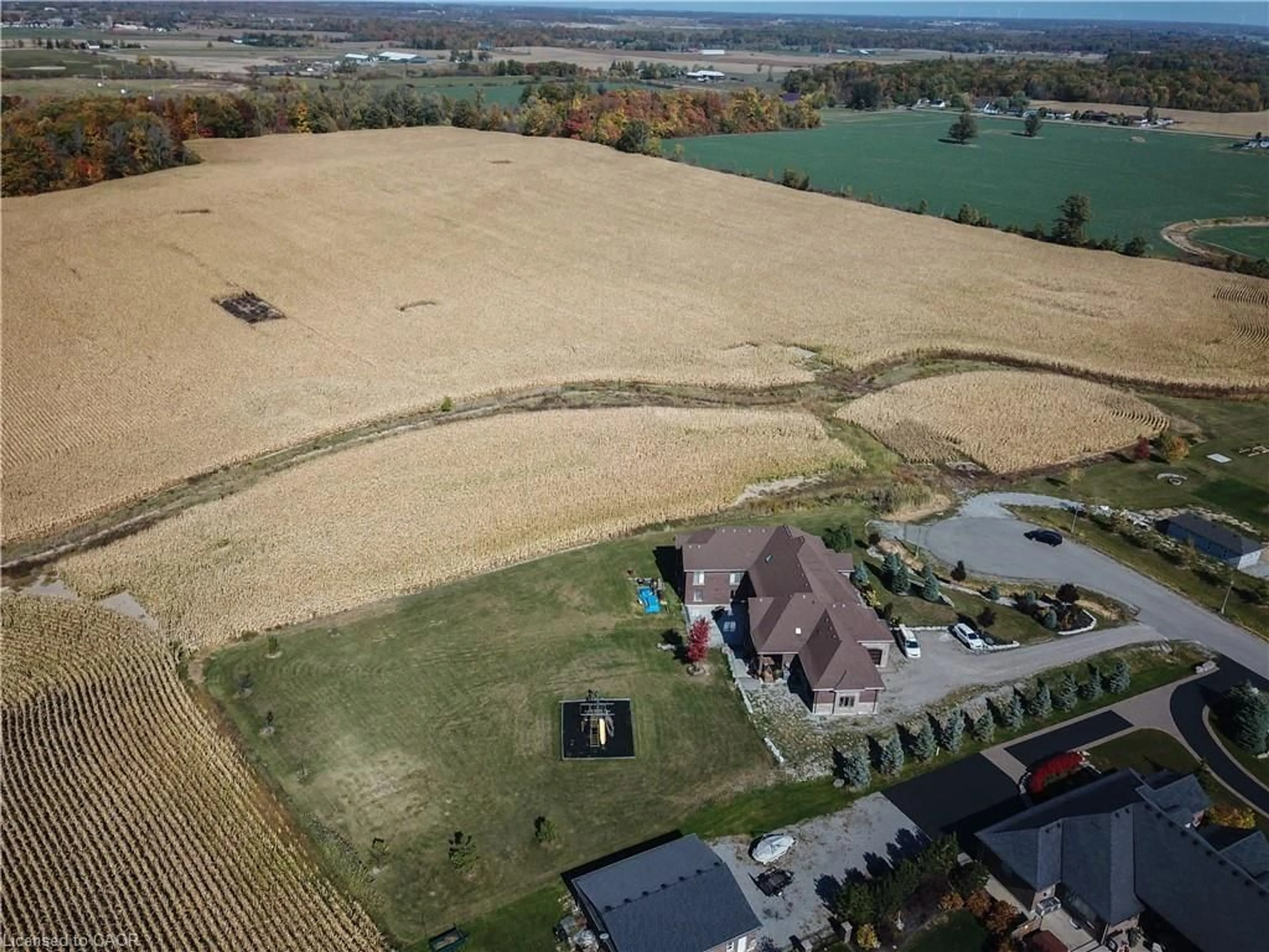A pic from outside/outdoor area/front of a property/back of a property/a pic from drone, mountain view for PT LOT 14 Haldimand Road 9, York Ontario N0A 1R0
