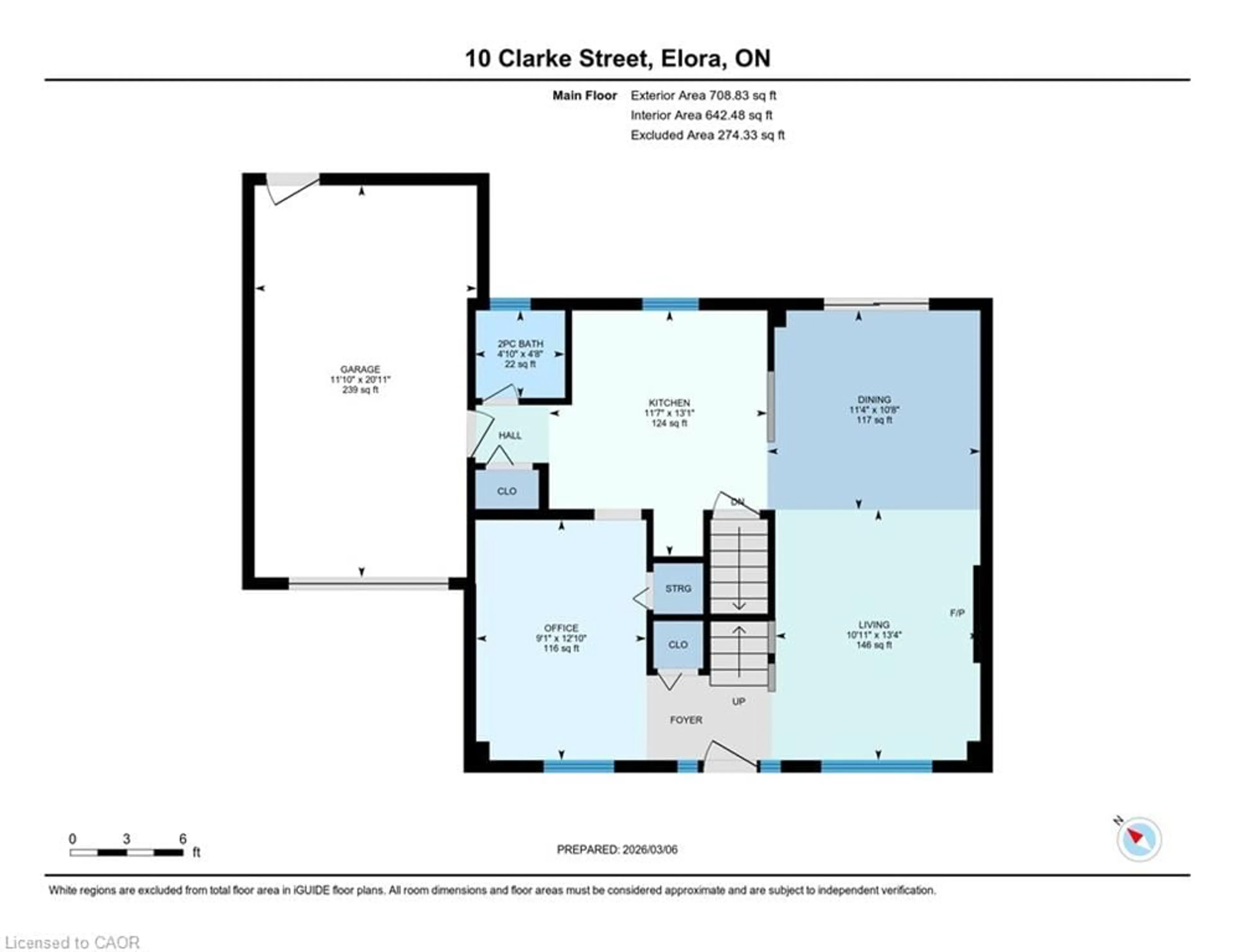 Floor plan for 10 Clarke St, Elora Ontario N0B 1S0
