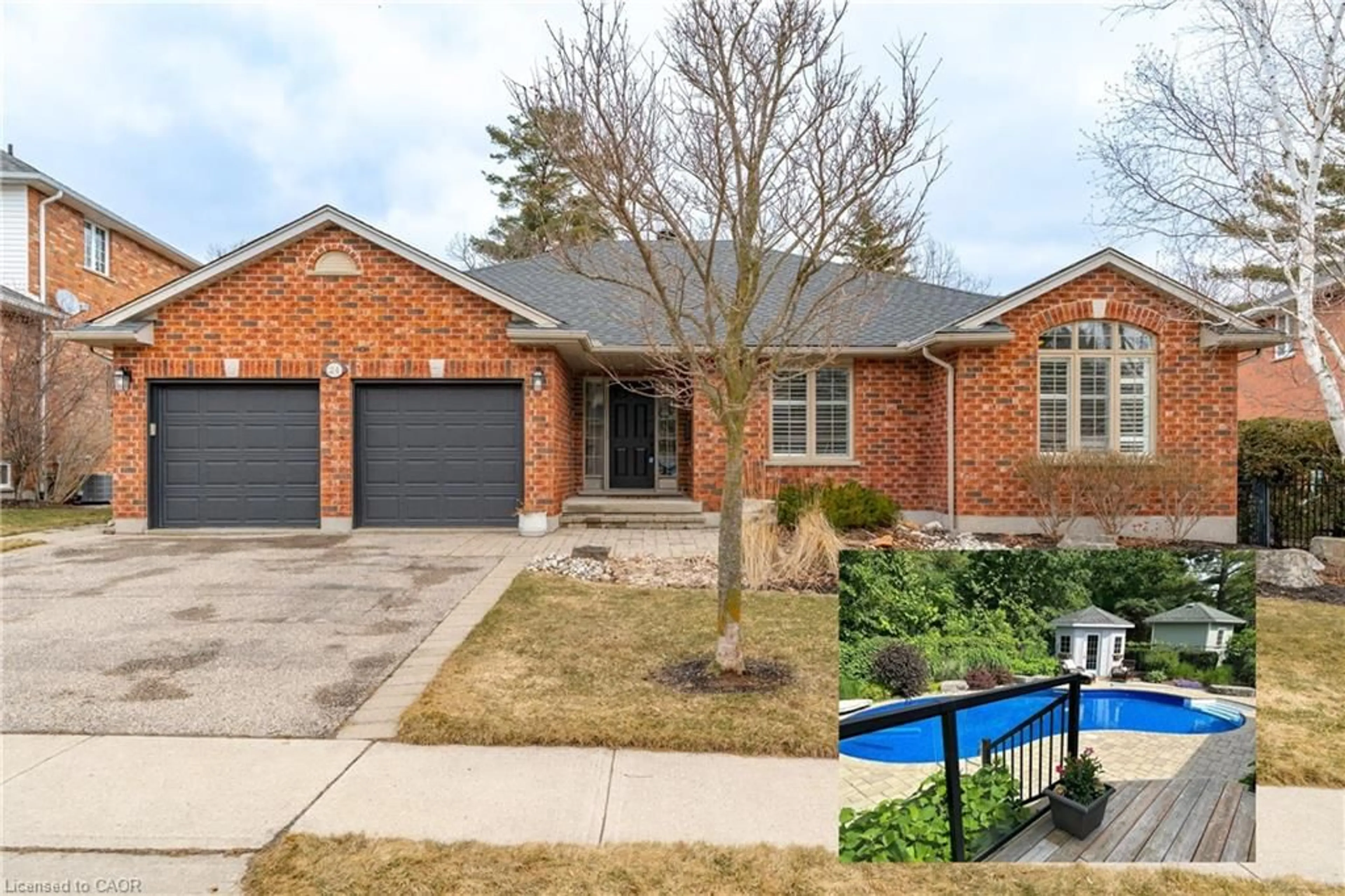 Home with brick exterior material, street for 24 Cottonwood Cres, Cambridge Ontario N1T 2A7