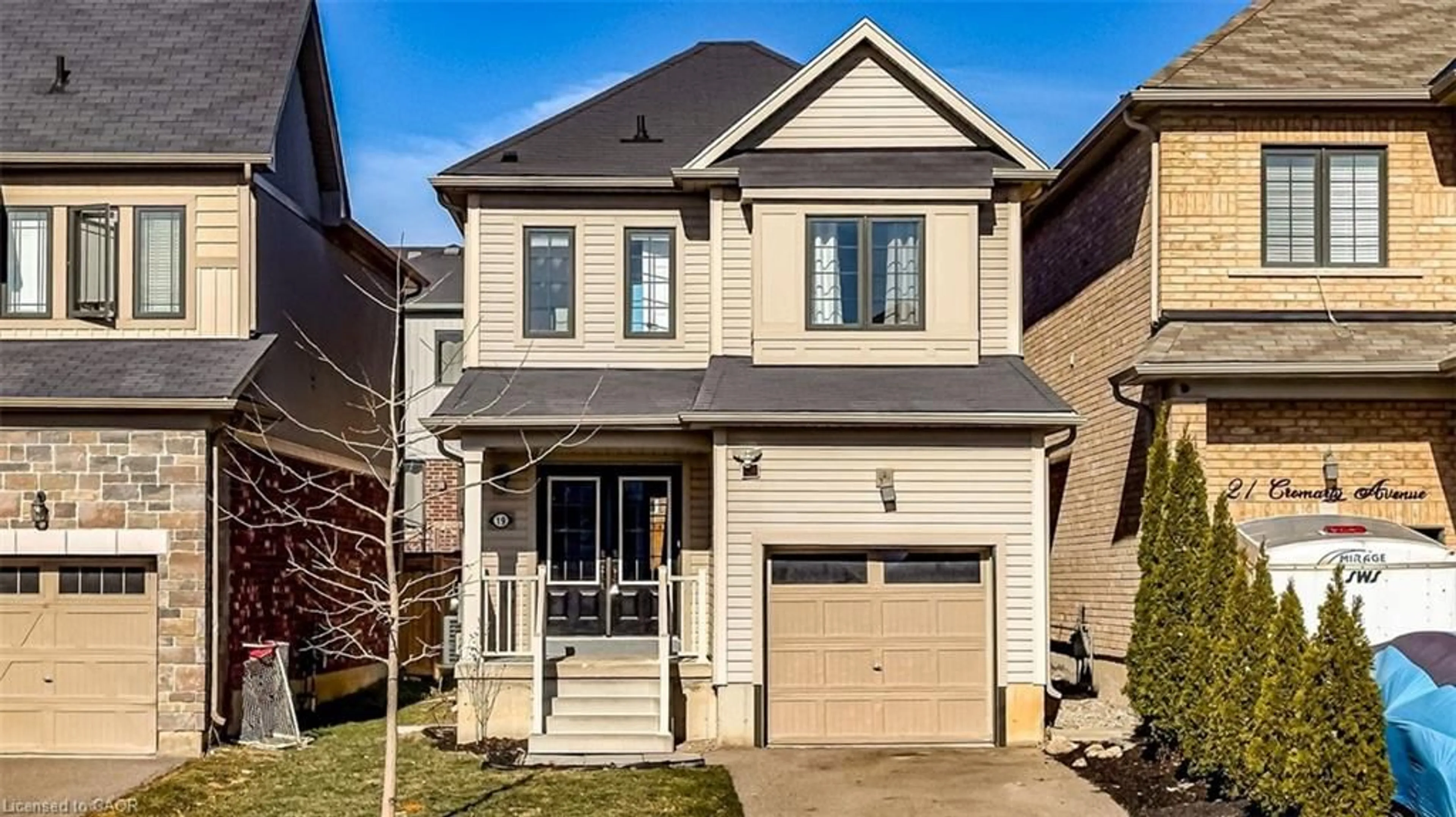 Home with brick exterior material, street for 19 Cromarty Ave, Caledonia Ontario N3W 0B6