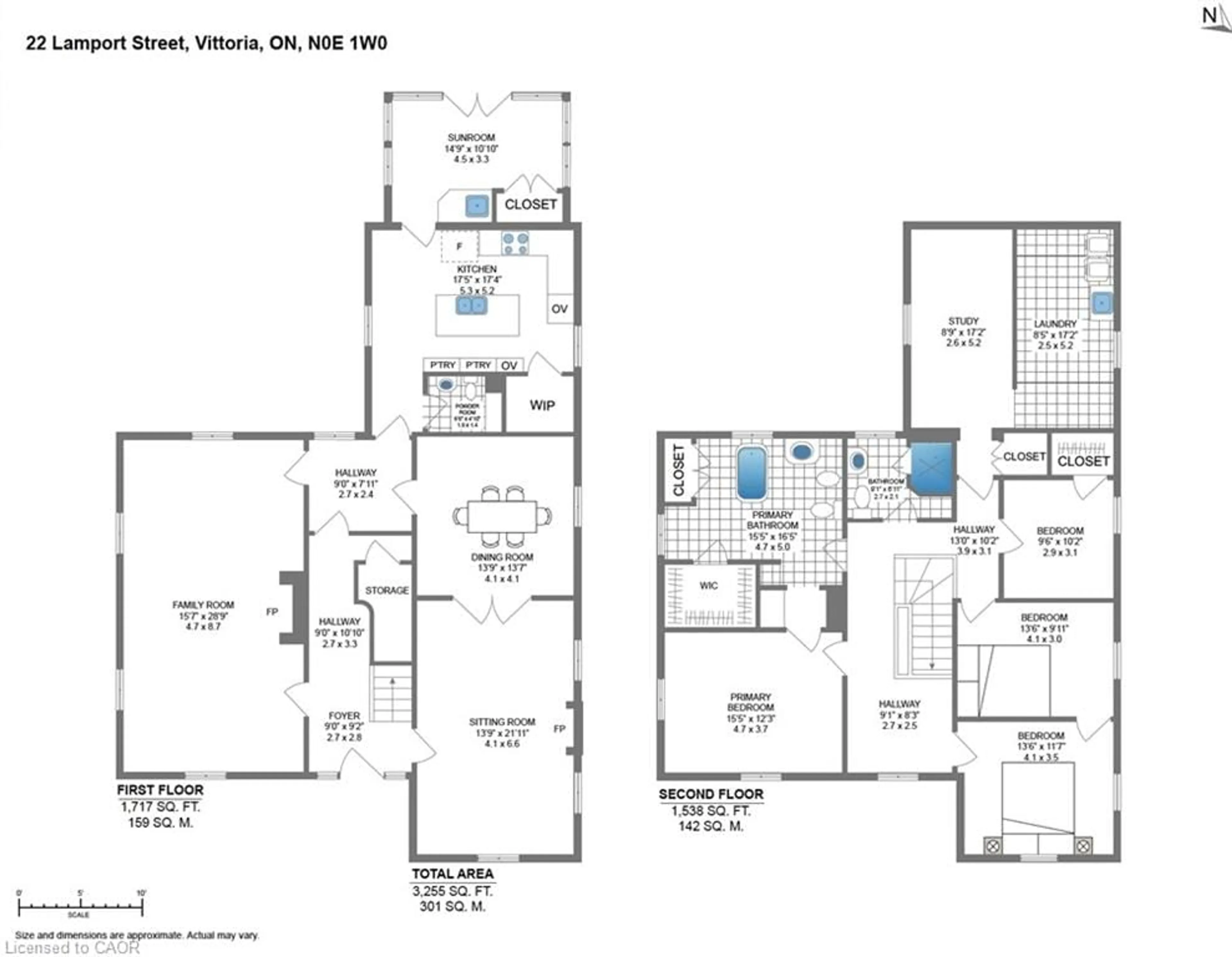 Floor plan for 22 Lamport St, Vittoria Ontario N0E 1W0