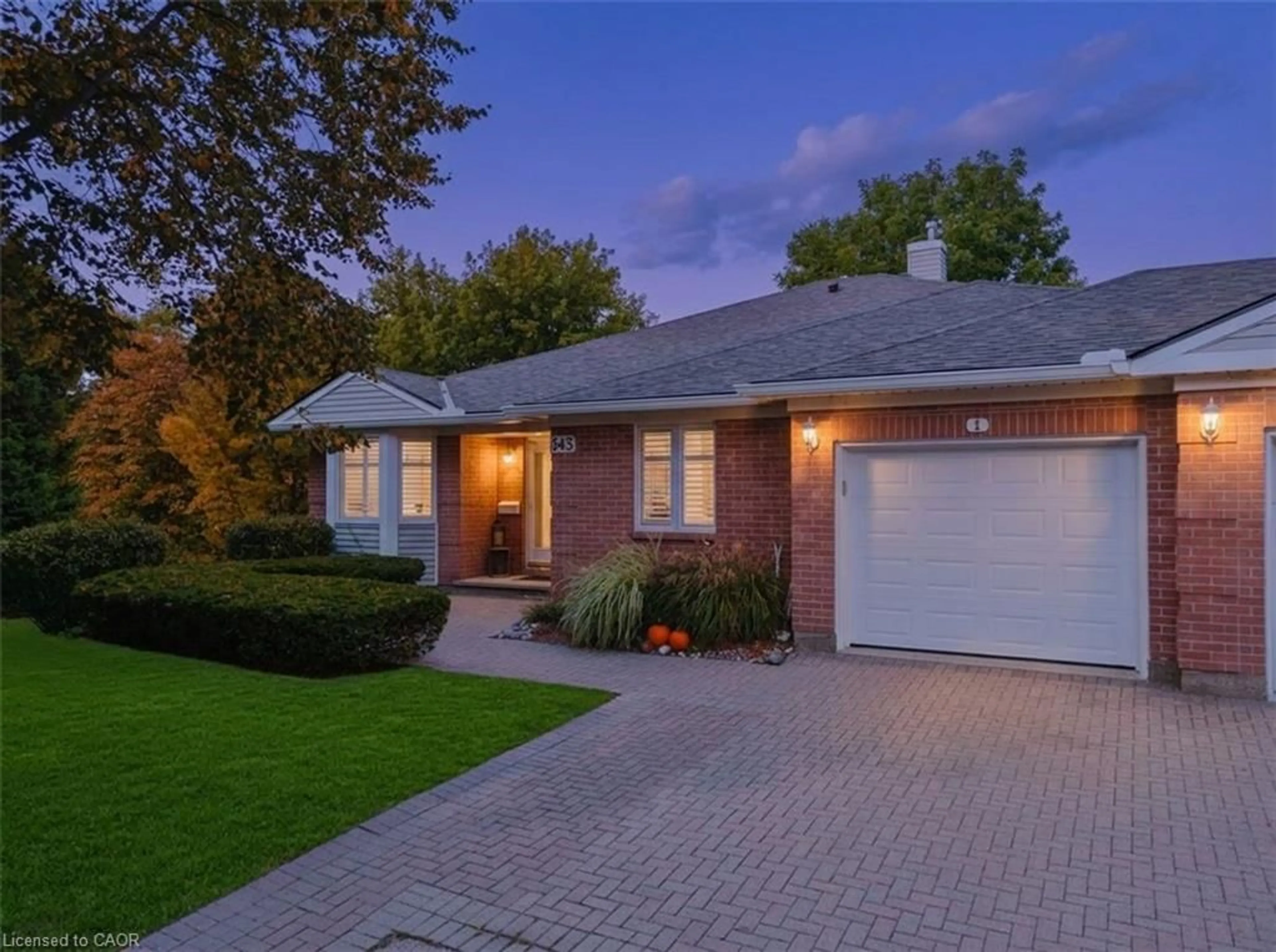 Home with brick exterior material, street for 343 George St #1, Cambridge Ontario N1S 4X7