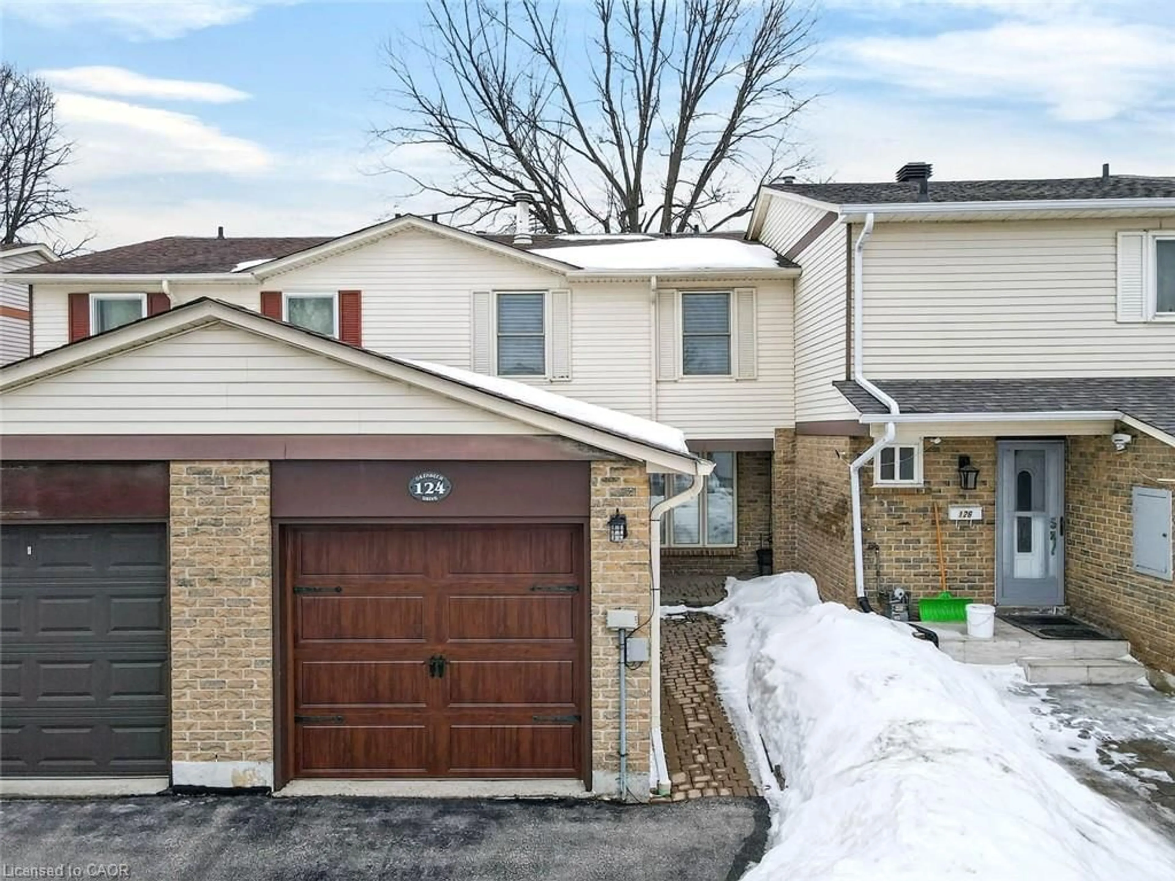 Home with brick exterior material, street for 124 Grenbeck Dr, Scarborough Ontario M1V 2H6