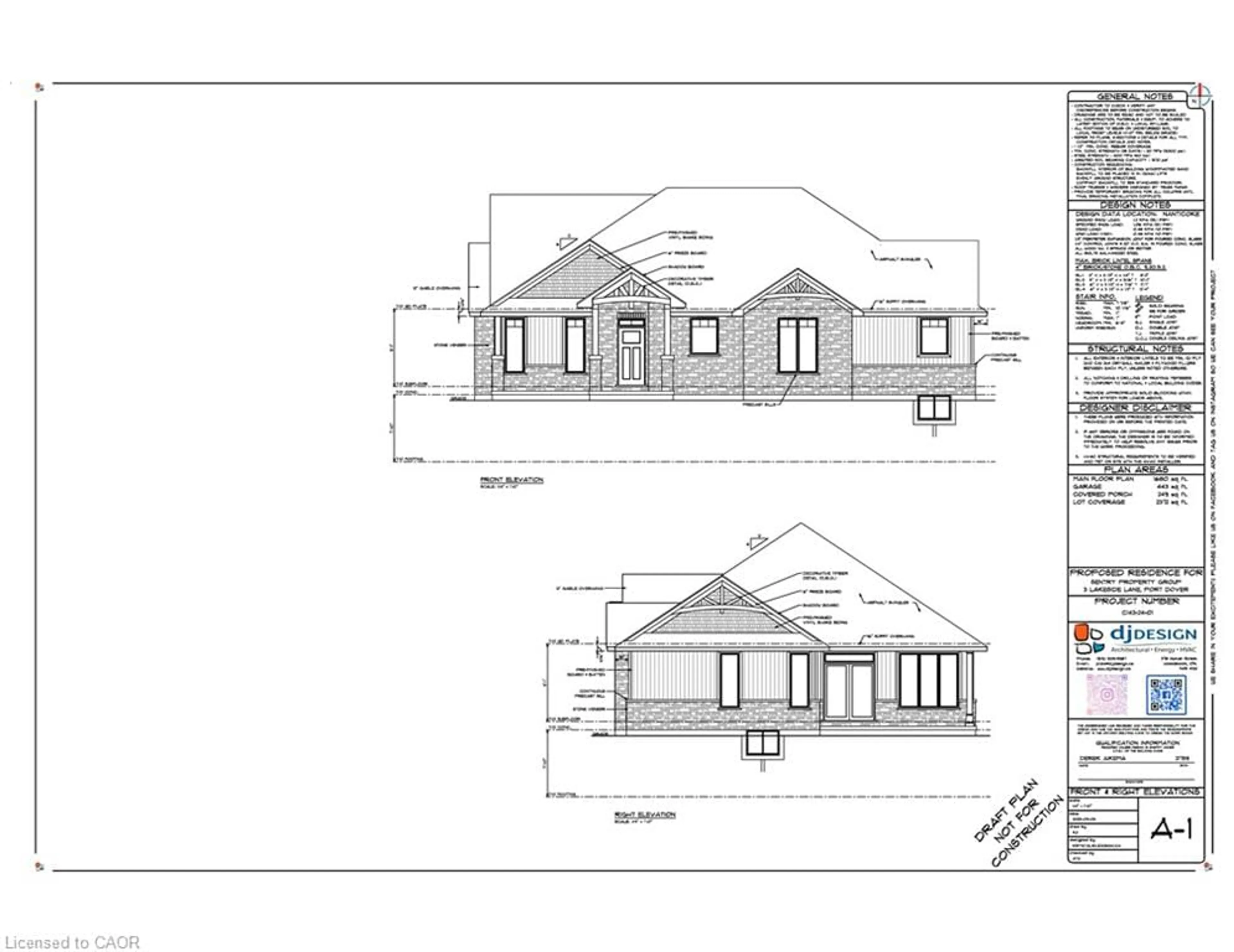 Floor plan for 3 Lakeside Lane, Port Dover Ontario N0A 1N2