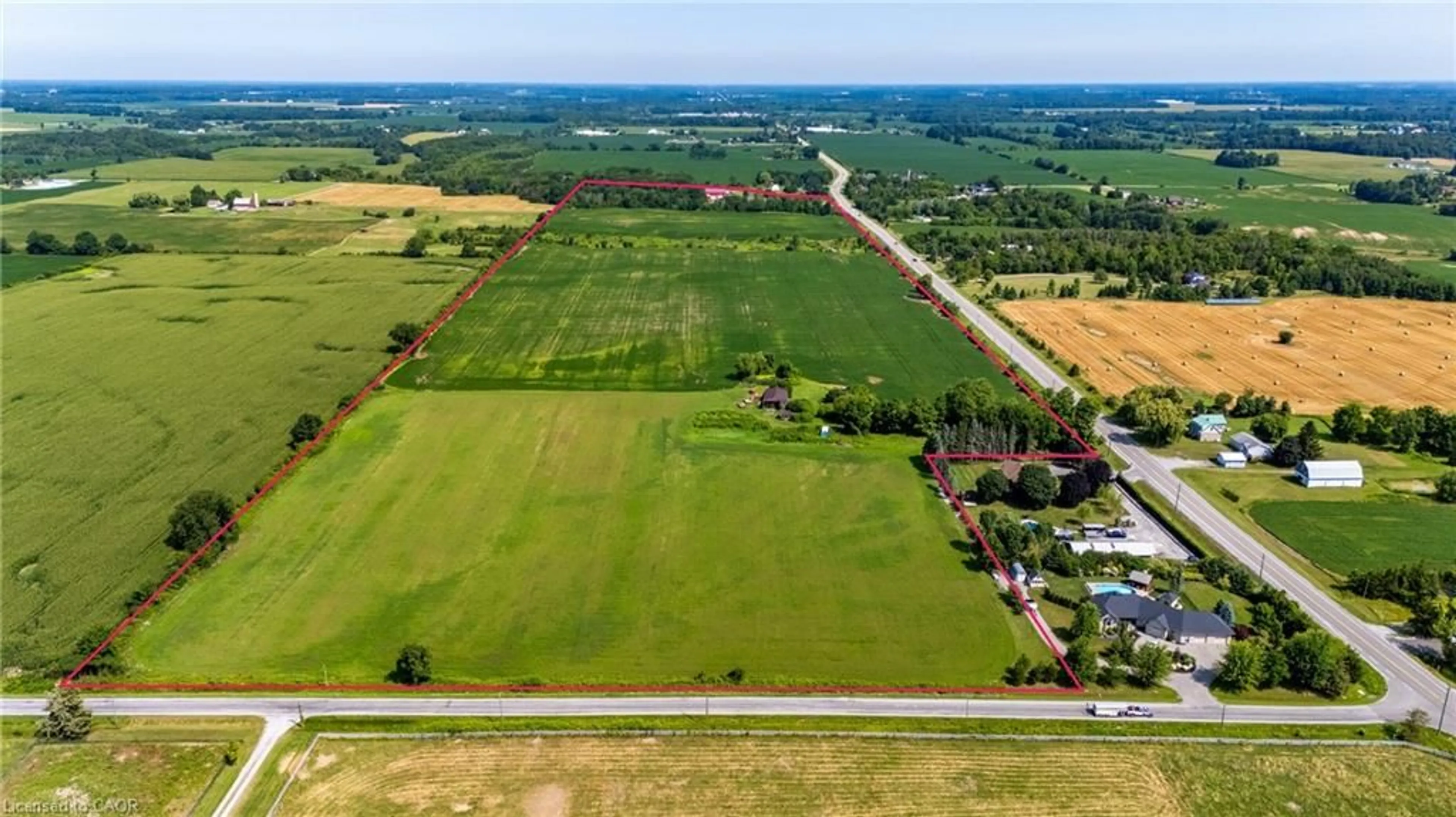 A pic from outside/outdoor area/front of a property/back of a property/a pic from drone, building for 599 Cockshutt Rd, Port Dover Ontario N0A 1N0