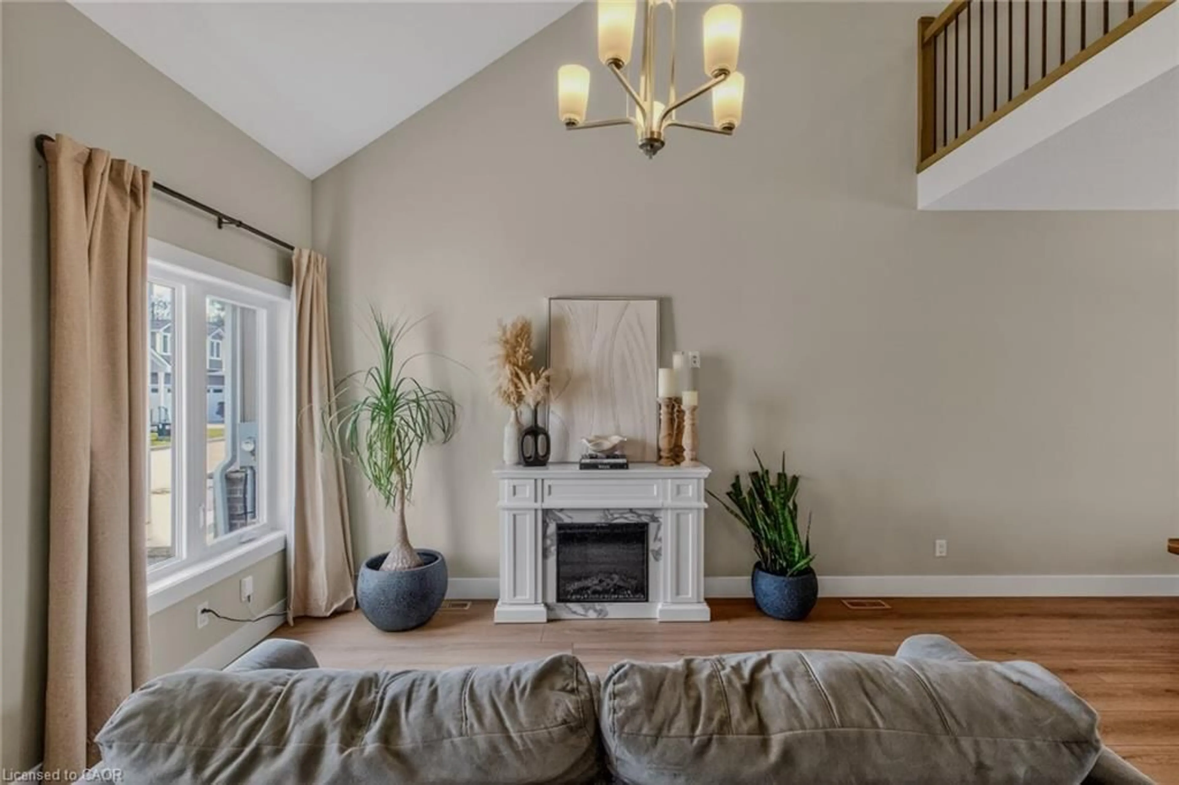 Living room with furniture, unknown for 744 Nelson St #5, Port Dover Ontario N0A 1N0