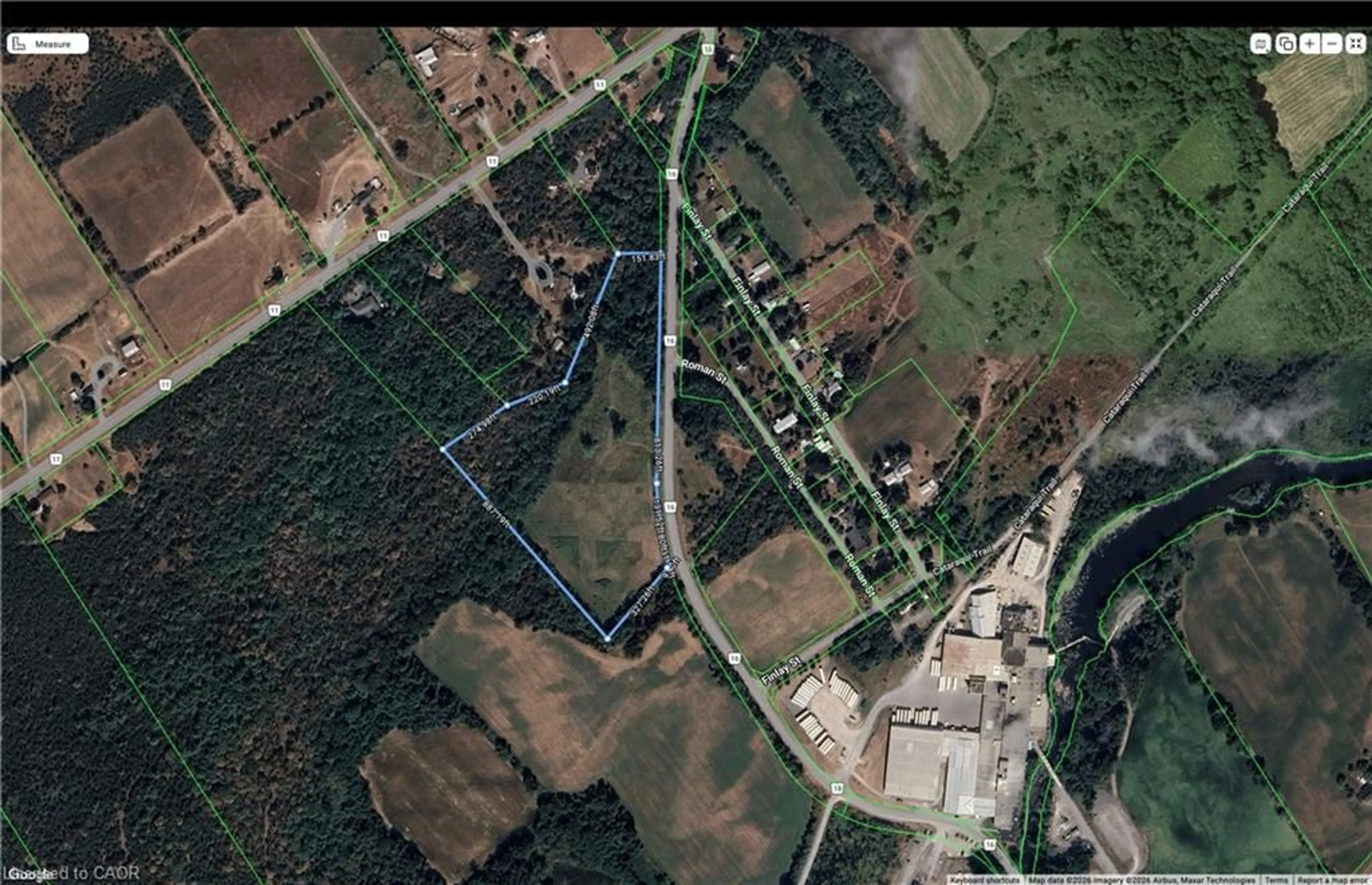 Picture of a map for 0 County Road 16, Stone Mills Ontario K7R 3L2